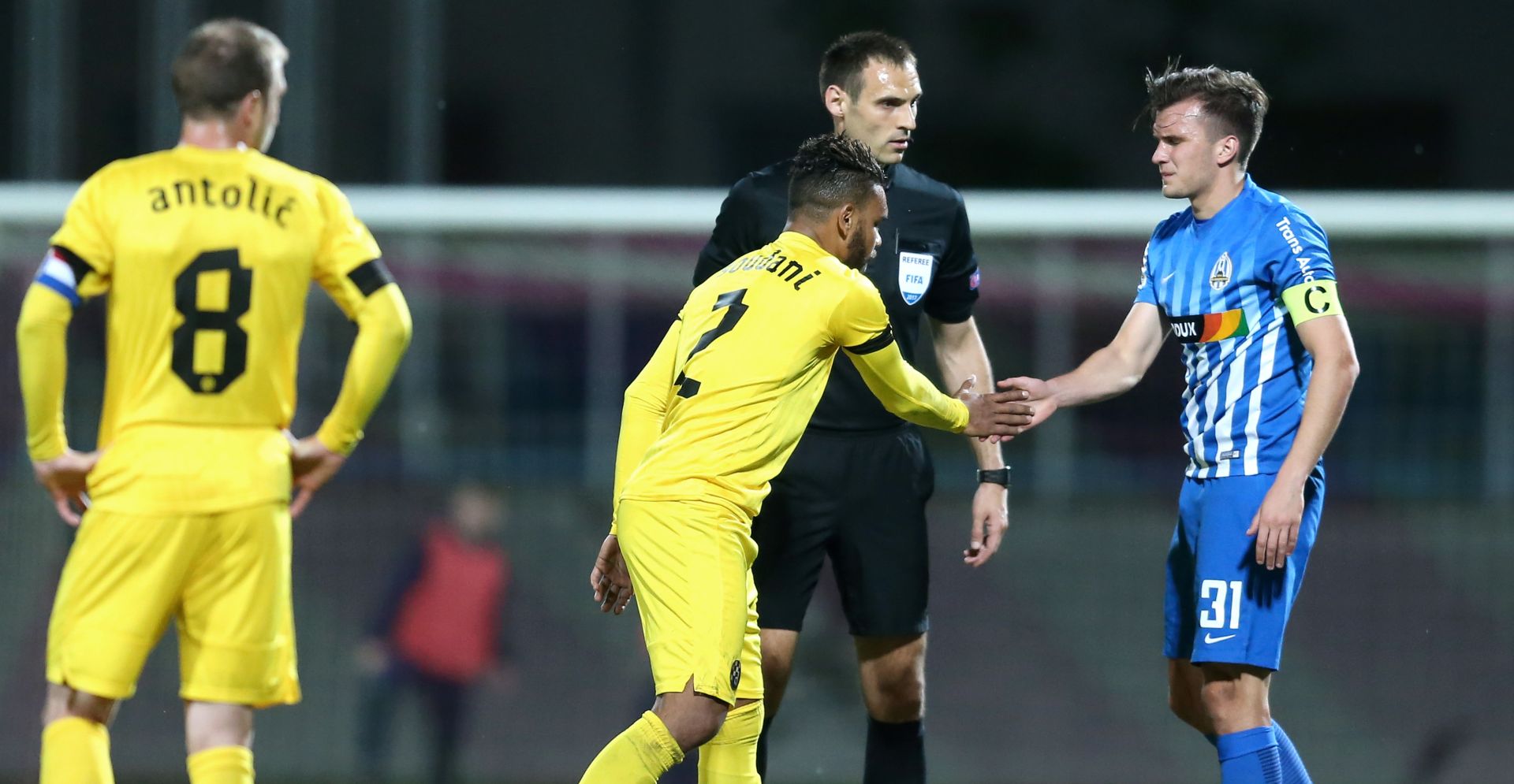 14.04.2017., stadion u Kranjcevicevoj ulici, Zagreb - MAXtv 1. HNL, 28. kolo, NK Lokomotiva - GNK Dinamo. Soudani, Luka Capan. Photo: Sanjin Strukic/PIXSELL