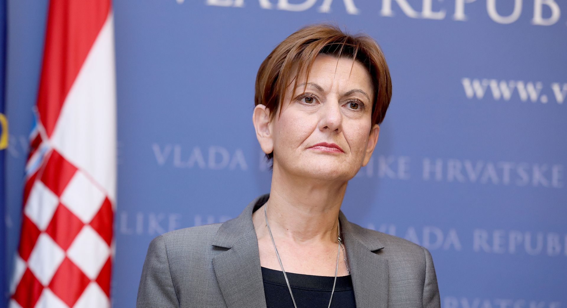 19.01.2017., Zagreb - Nakon sjednice premijer Andrej Plenkovic je odrzao konferenciju za medije na kojoj je objevio da je Vlada donijela odluku o osnivanju Savjeta za pregovore s Molom vezano uz moguci otkup dionica koje drzi ta madjarska kompanija u Ini. Martina Dalic. 
Photo: Patrik Macek/PIXSELL