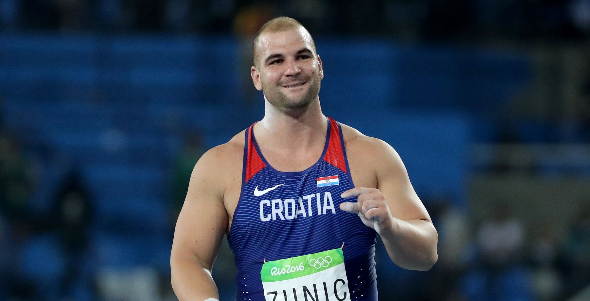 18.08.2016., Rio de Janeiro - Olimpijske igre Rio 2016.  Stipe Zunic u finalu bacanja kugle.
Photo: Igor Kralj/PIXSELL
