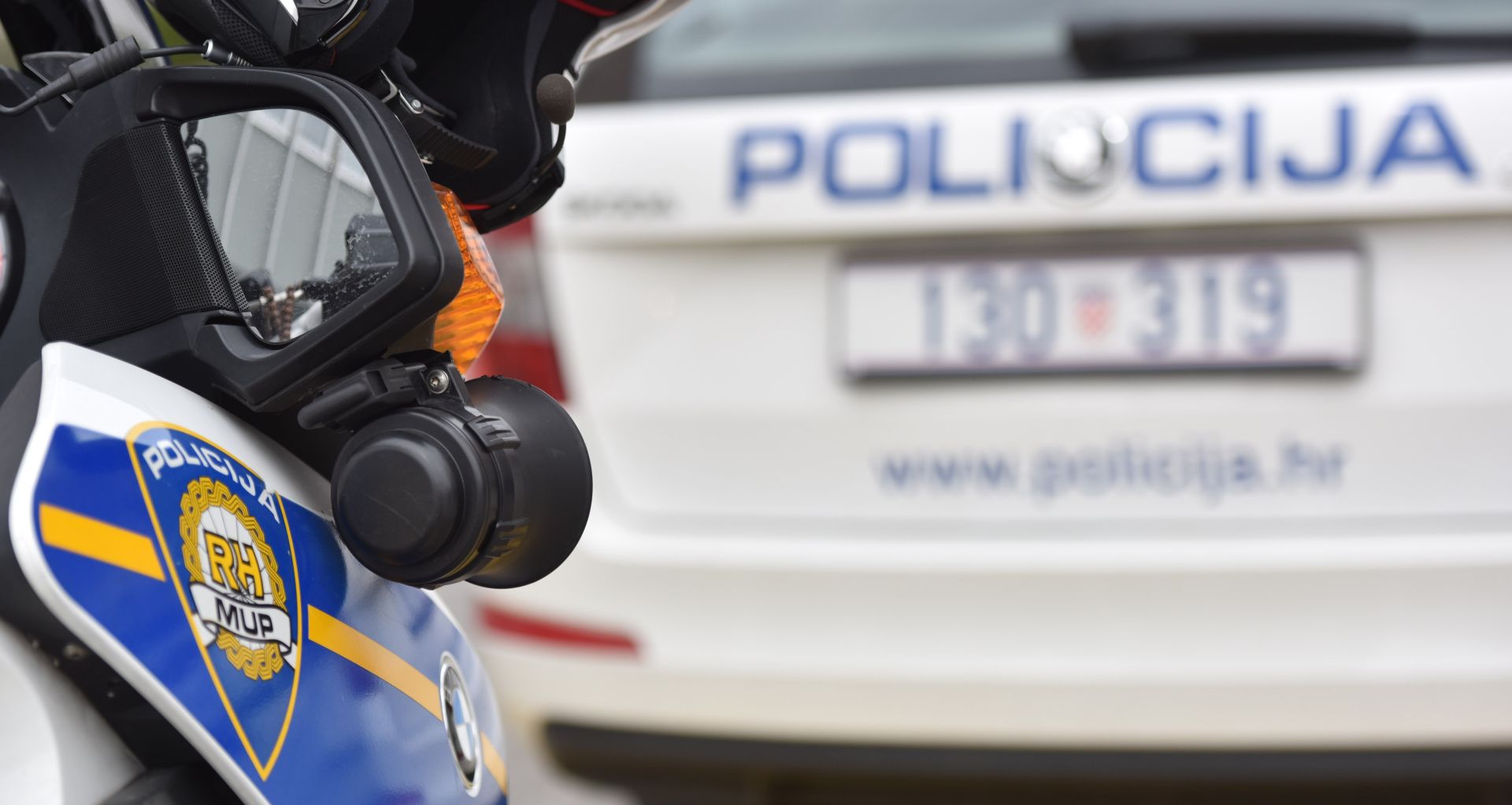 20.03.2017., Sibenik -
Policijske oznake na sluzbenim vozilima.
Photo: Hrvoje Jelavic/PIXSELL