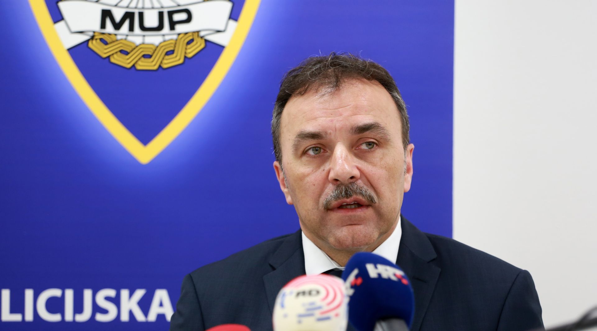 24.02.2017., Trilj, zaseok Vedrine - Ministar unutarnjih poslova Vlaho Orepic obisao novu postaju granicne policije Trilj. Photo: Miranda Cikotic/PIXSELL