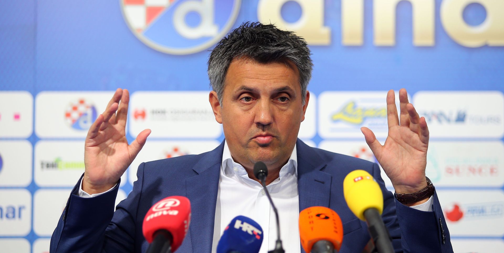 27.04.2017., Zagreb - Romeo Jozak, sportski direktor GNK Dinamo, odrzao je konferenciju za novinare.
Photo: Jurica Galoic/PIXSELL