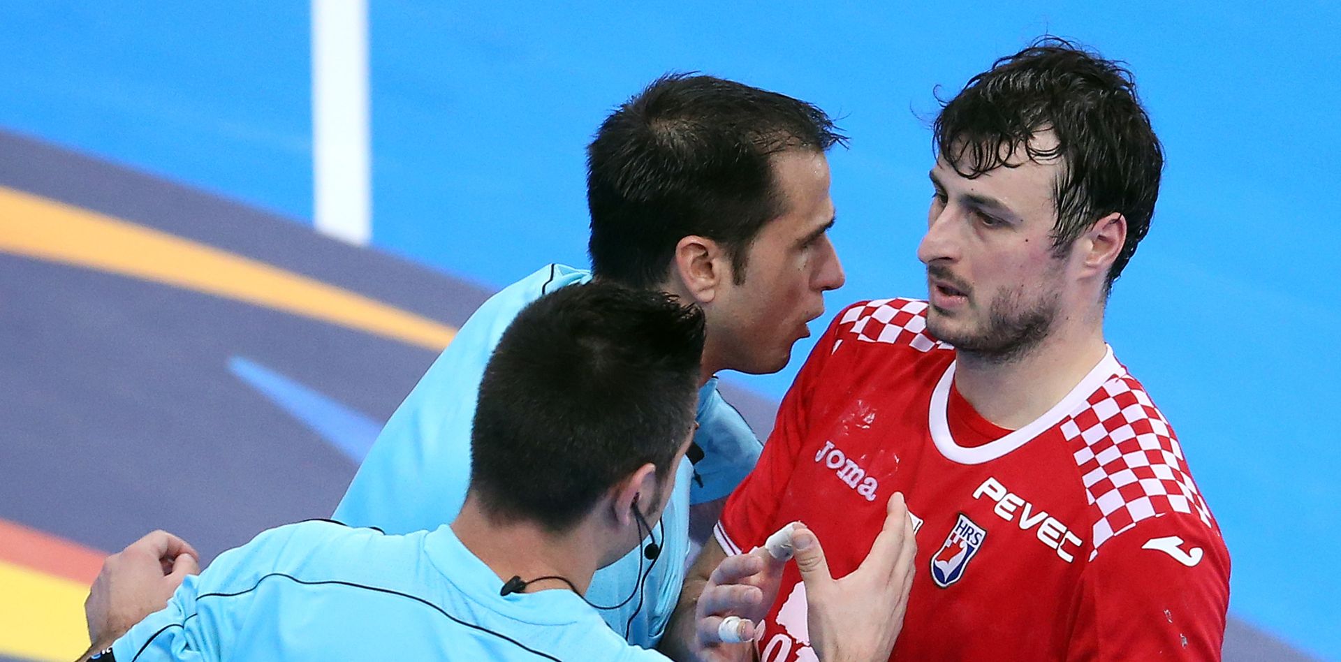28.01.2017., AccorHotels Arena, Pariz, Francuska - 25. svjetsko rukometno prvenstvo, utakmica za 3. mjesto, Hrvatska - Slovenija. Domagoj Duvnjak
Photo: Goran Stanzl/PIXSELL
