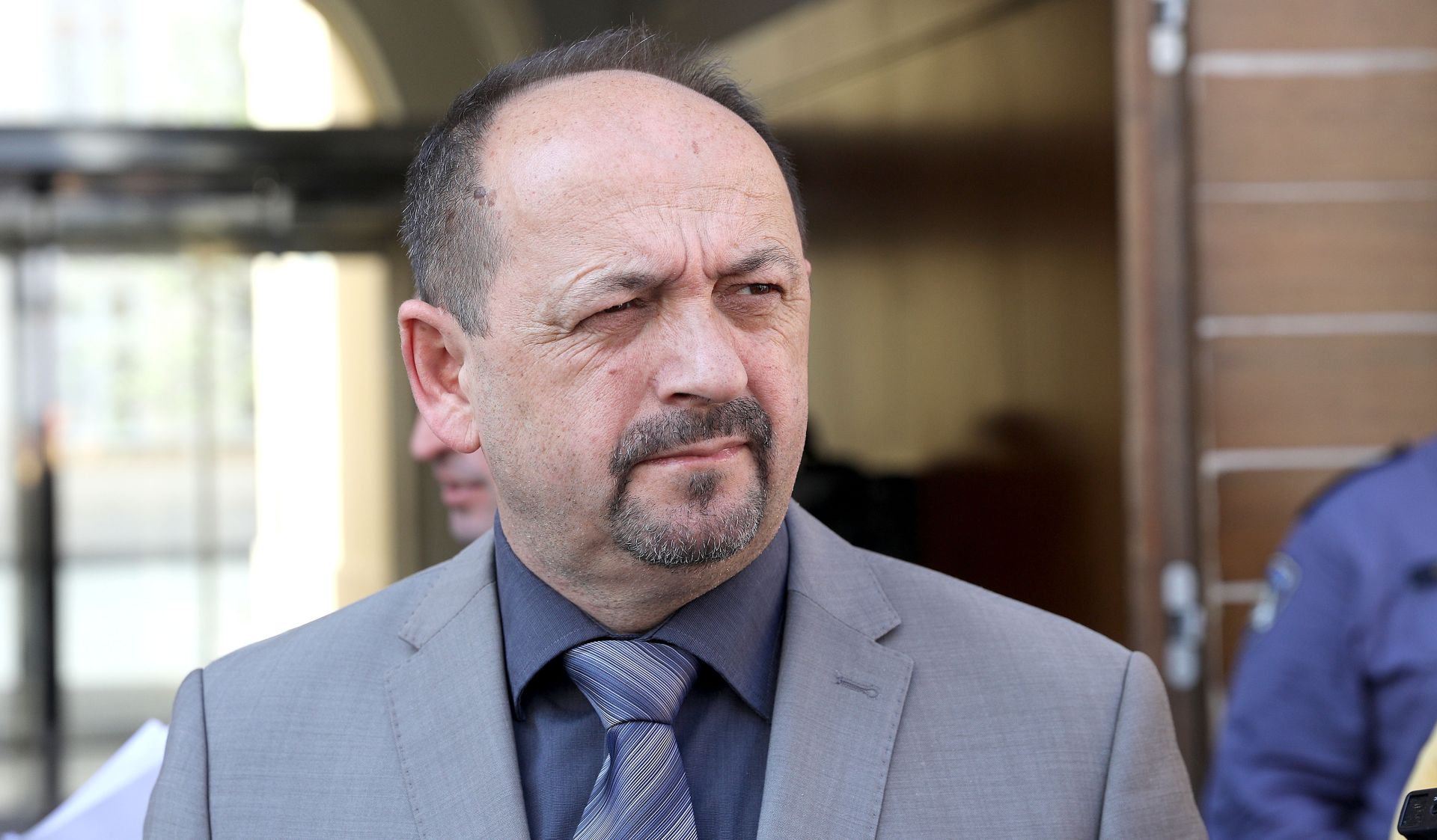 31.03.2017., Zagreb - Predstavnici oporbenih stranaka napustaju Banske dvore nakon razgovora s premijerom Plenkovicem o tzv. Lex Agrokoru. Ivan Lovrinovic. Photo: Patrik Macek/PIXSELL