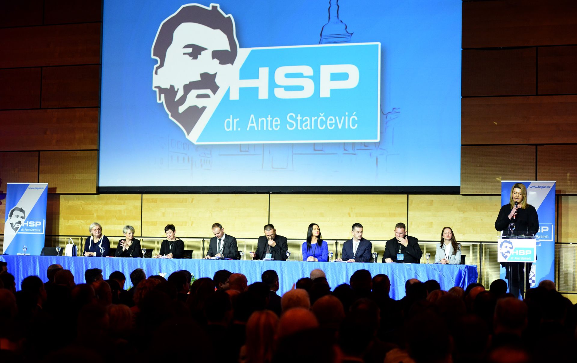 12.3.2016., Zagreb -  U kongresnom centru Hypo, odrzan IV. opci sabor Hrvatske stranke prava dr. Ante Starcevic (HSP AS).  Photo: Marko Prpic/PIXSELL