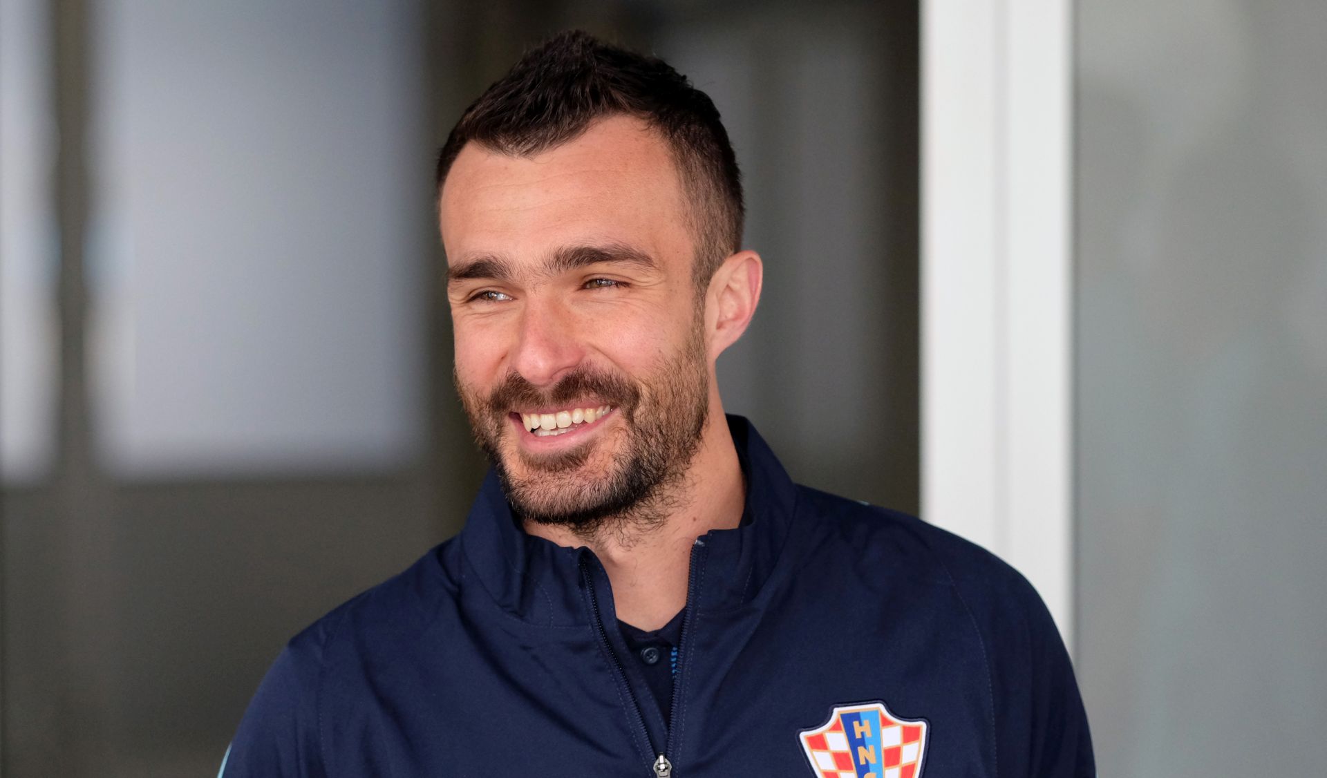 Zagreb, 19.04.2017. - Hrvatska nogometna reprezentacija uoèi priprema za UEFA U-17 (do 17 godina) Europsko prvenstvo koje æe od 3. do 19. svibnja biti odrano u Hrvatskoj. Reprezentacija se okupila u Zagrebu i otputovala za Medulin gdje æe se pripremati za EP. 
Na fotografiji Dario Baiæ. 
foto HINA/ Edvard UAK/ es
