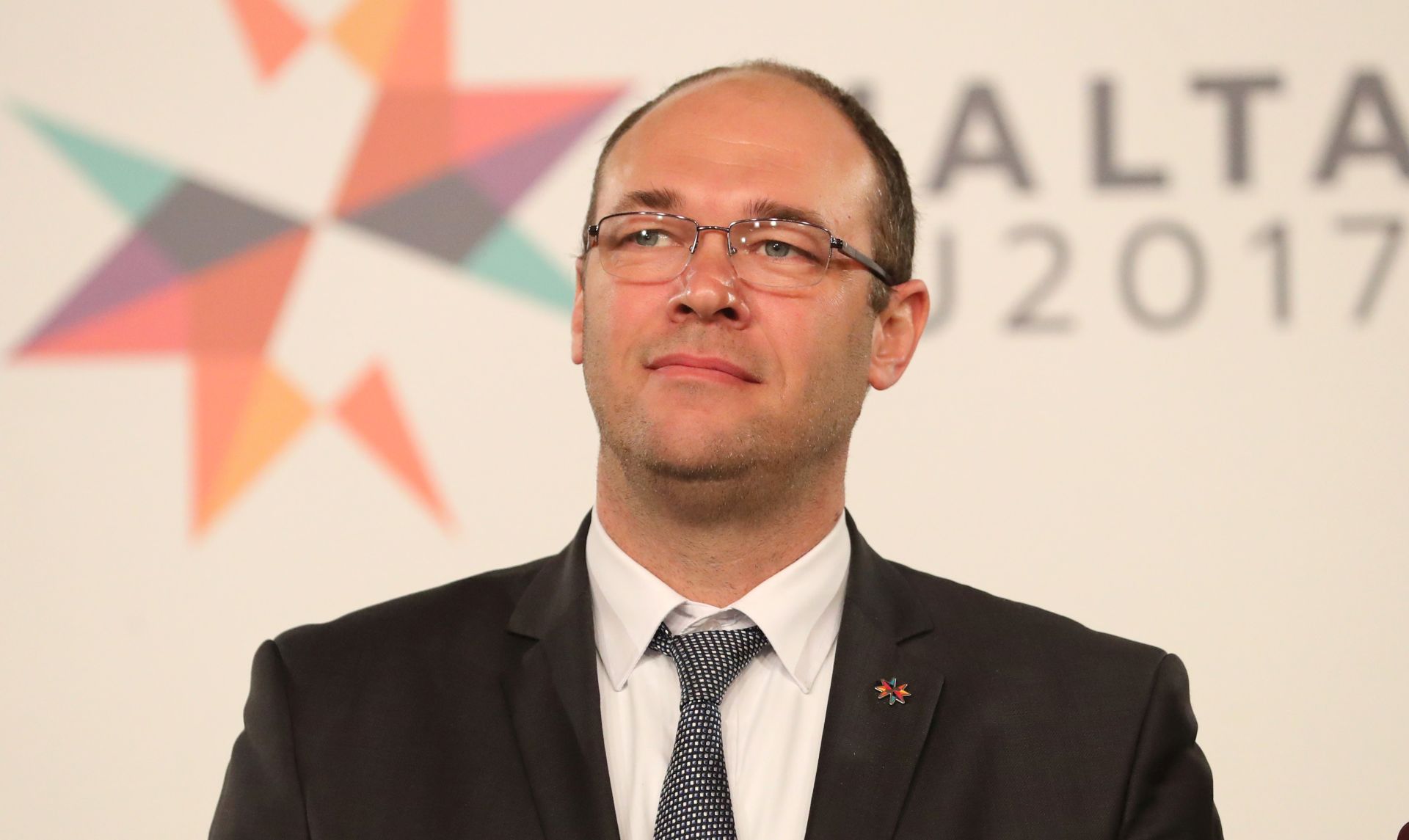 epa05932519 Davor Ivo Stier, Croatia's Minister of Foreign Affairs, at the Informal Meeting of EU Foreign Affairs Ministers (Gymnich) at the Grandmaster's Palace in Valletta, Malta, 28 April 2017. The two-days informal meeting of EU Ministers of Foreign Affairs is held to discuss current international developments among themselves and will later continue when EU Foreign Ministers from candidate countries will join their EU counterparts to discuss issues of common concern, the Malta EU 2017 presidency said in a media release.  EPA/DOMENIC AQUILINA