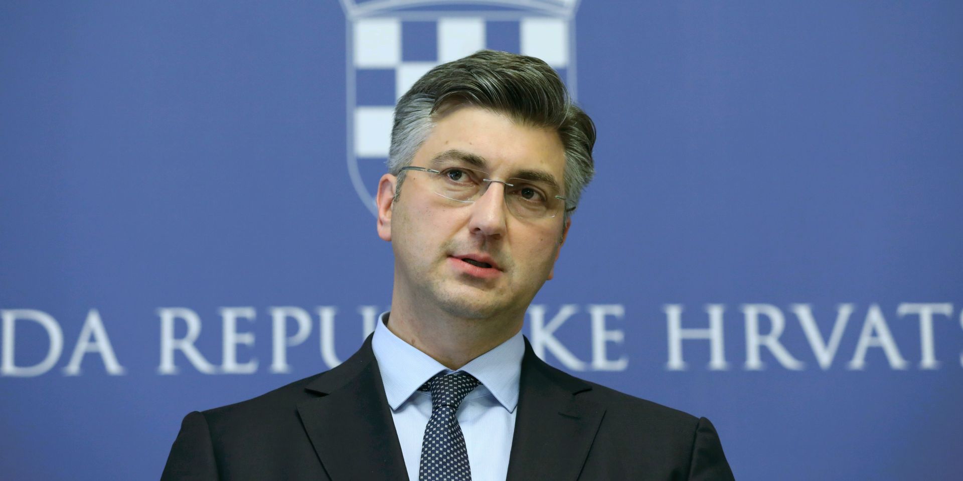 Zagreb, 04.05.2017. - Konferencija za medije u Vladi Republike Hrvatske. Na fotografiji premijer Andrej Plenkoviæ. 
foto HINA/ Lana SLIVAR DOMINIÆ/ lsd