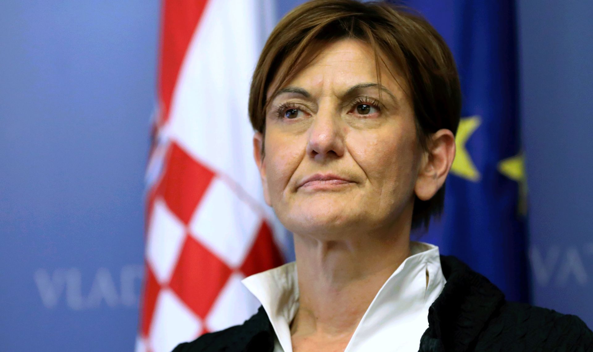 Zagreb, 04.05.2017. - Konferencija za medije u Vladi Republike Hrvatske. Na fotografiji potpredsjednica Vlade i ministrica gospodarstva, poduzetnitva i obrta Martina Daliæ. foto HINA/ Lana SLIVAR DOMINIÆ/ lsd