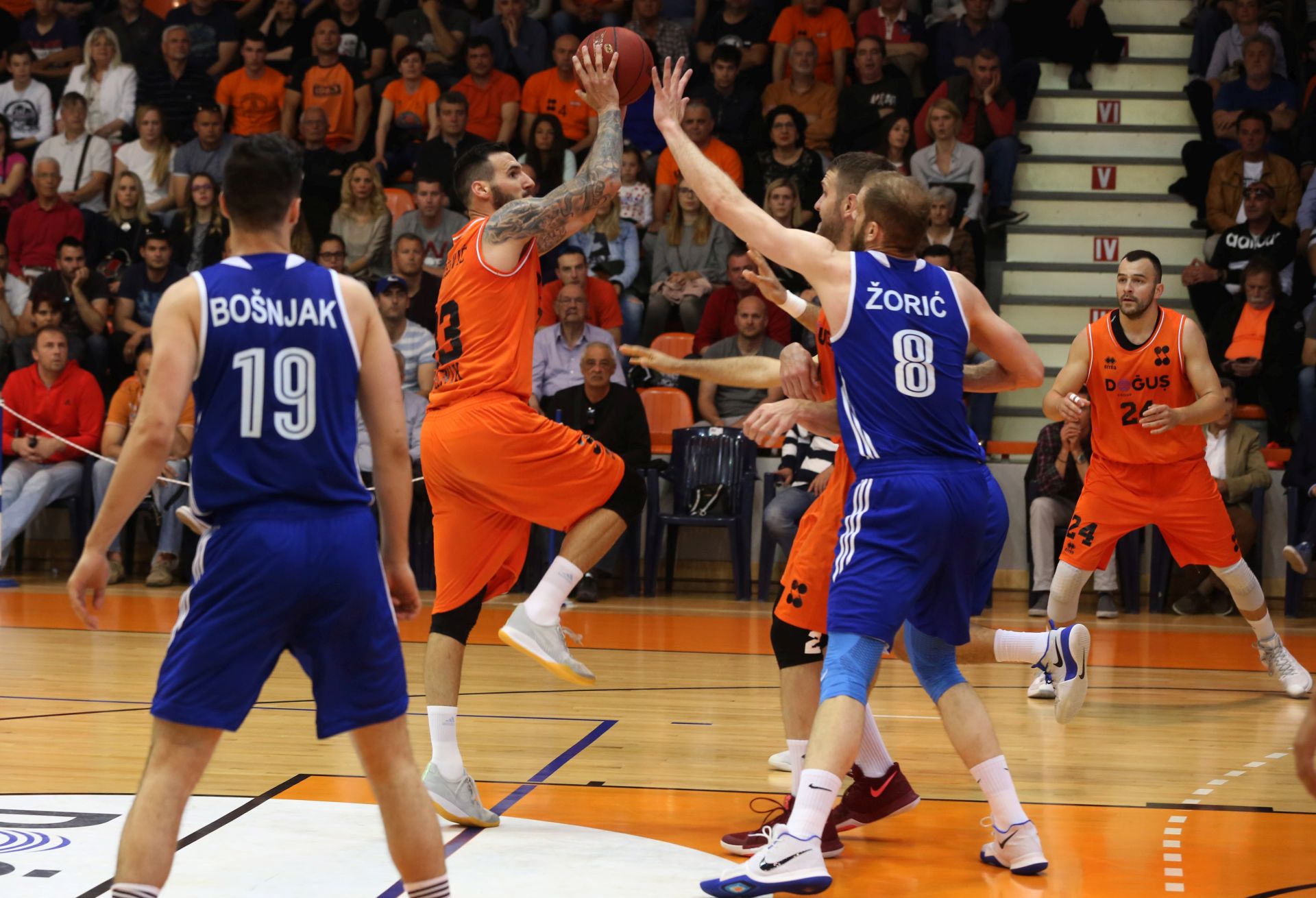 ibenik, 7.5.2017 - Prva utakmica polufinala koarkakog doigravanja za prvaka Hrvatske ibenik - Cibona.
foto HINA/ ua