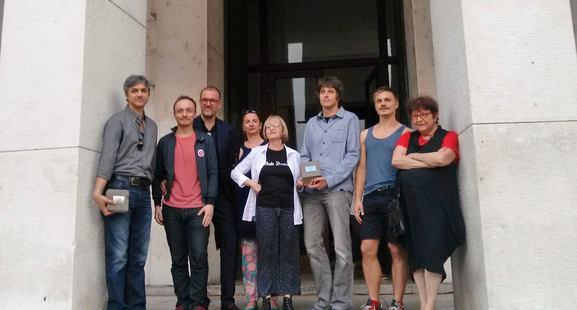 Zagreb, 31.05.2015. - Dodijeljena Nagrada građana i građanki Grada Zagreba - Nada Dimić, Sanji Iveković i Igoru Grubišić, te redatelju Miroslavu Sikavici.
Foto HINA/Dragana TIČINOVIĆ/ es
