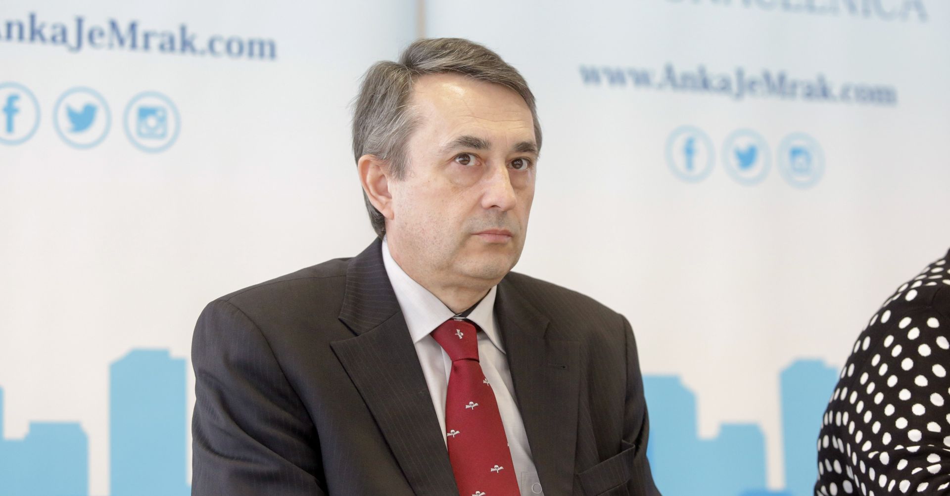 25.04.2017., Zagreb - Kandidatkinja za gradonacelnicu grada Zagreba Anka Mrak-Taritas predstavila je program Stvarna decentralizacija u Gradu Zagrebu. Predstavljanju je prisustvovao profesor Ivan Kopric s Pravnog fakulteta u Zagrebu. Photo: Luka Stanzl/PIXSELL