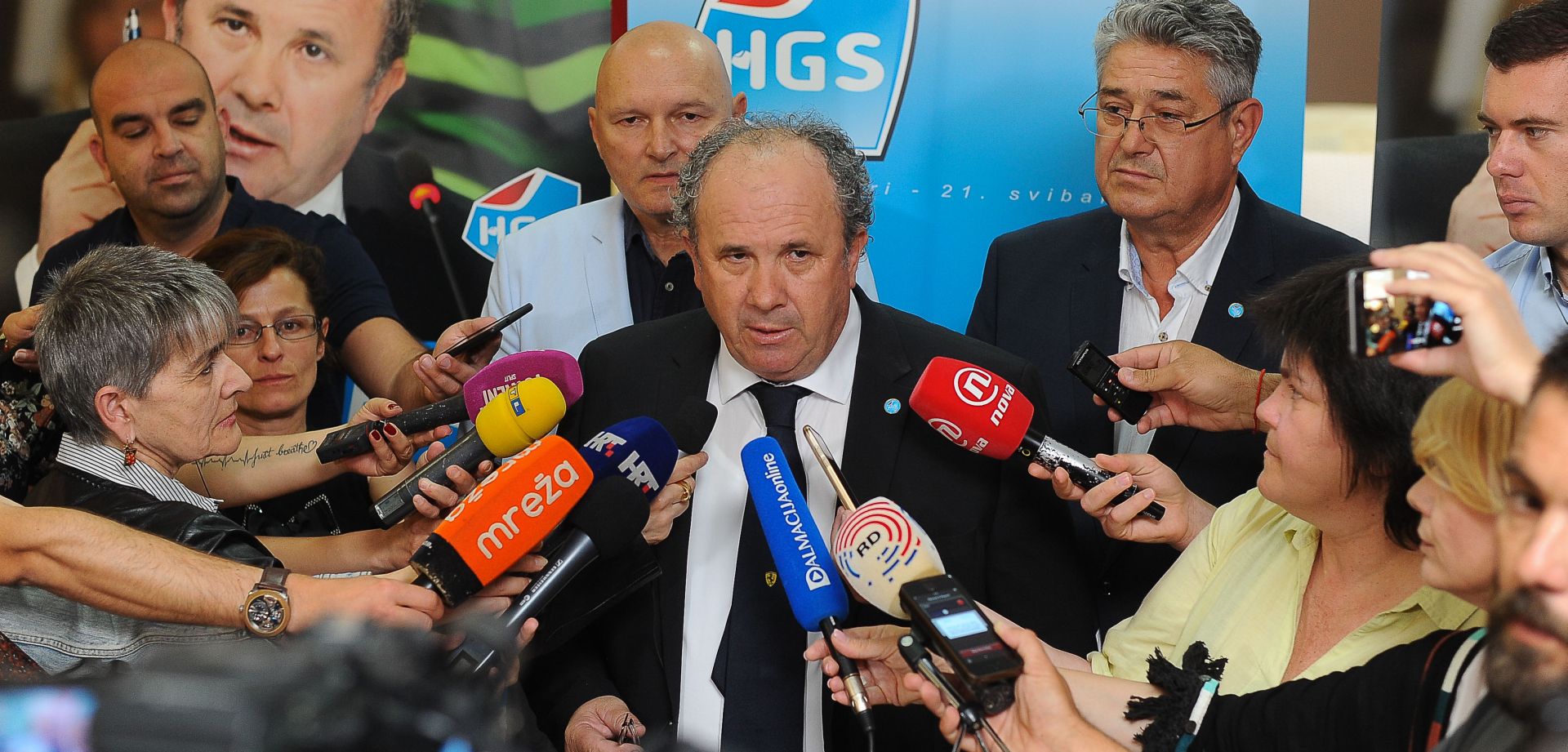 Split 26 05 2017 konferencija za medije gradonačelničkog kandidata Željka Keruma.
foto Mario Strmotić