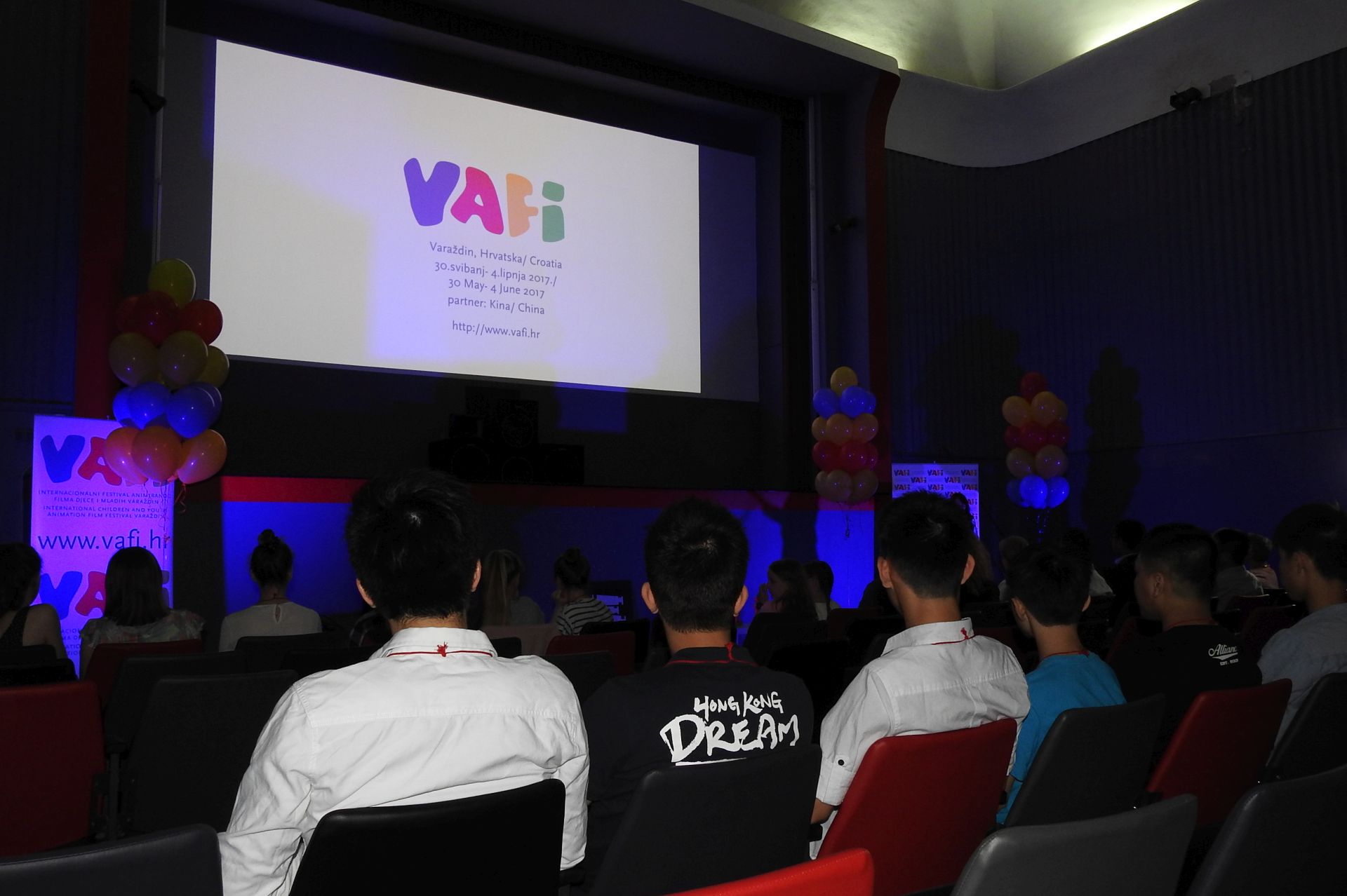 Varaždin, 01.06.2017 - Iako se projekcije počele već u utorak, 8. VAFI – Internacionalni festival animiranog filma djece i mladih u Varaždinu službeno je otvoren u četvrtak. 
foto HINA/ Siniša KALAJDŽIJA/ es