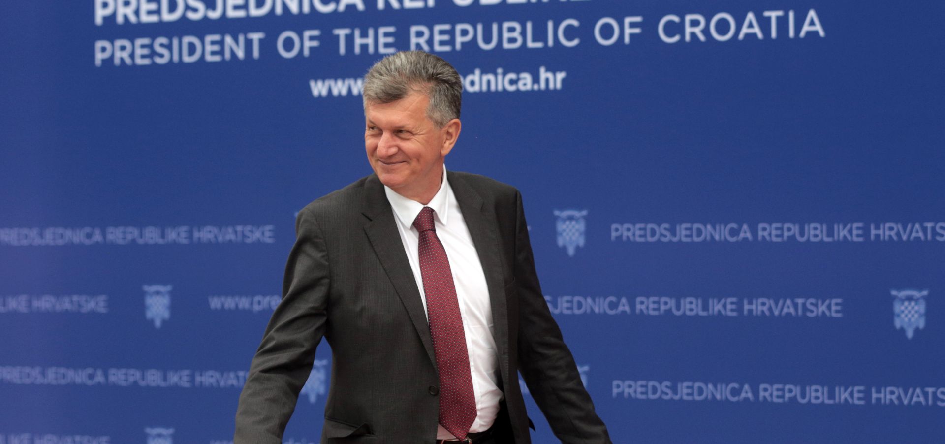 Zagreb, 25.06.2017. - Obilježavanje 26. obljetnice proglašenja neovisnosti i suverenosti Hrvatske svečanim prijemom u Uredu predsjednice Republike Hrvatske Kolinde Grabar Kitarović. Na slici ministar Milan Kujundžić.
Foto Hina Dario GRZELJ/ dag