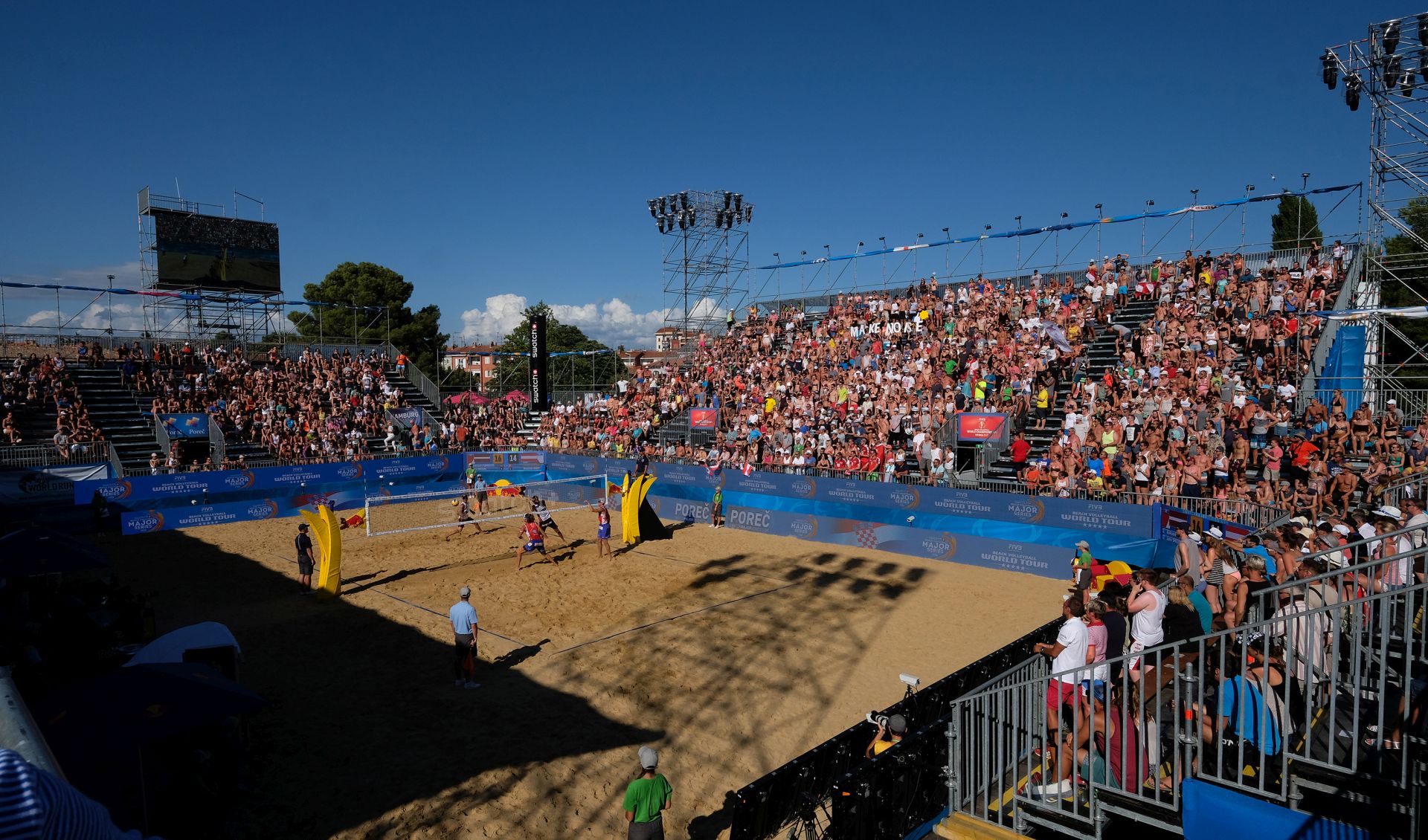 Poreè, 29.06.2017. - Odbojka na pijesku, Swatch Beach Volleyball Major.
foto HINA/ ml