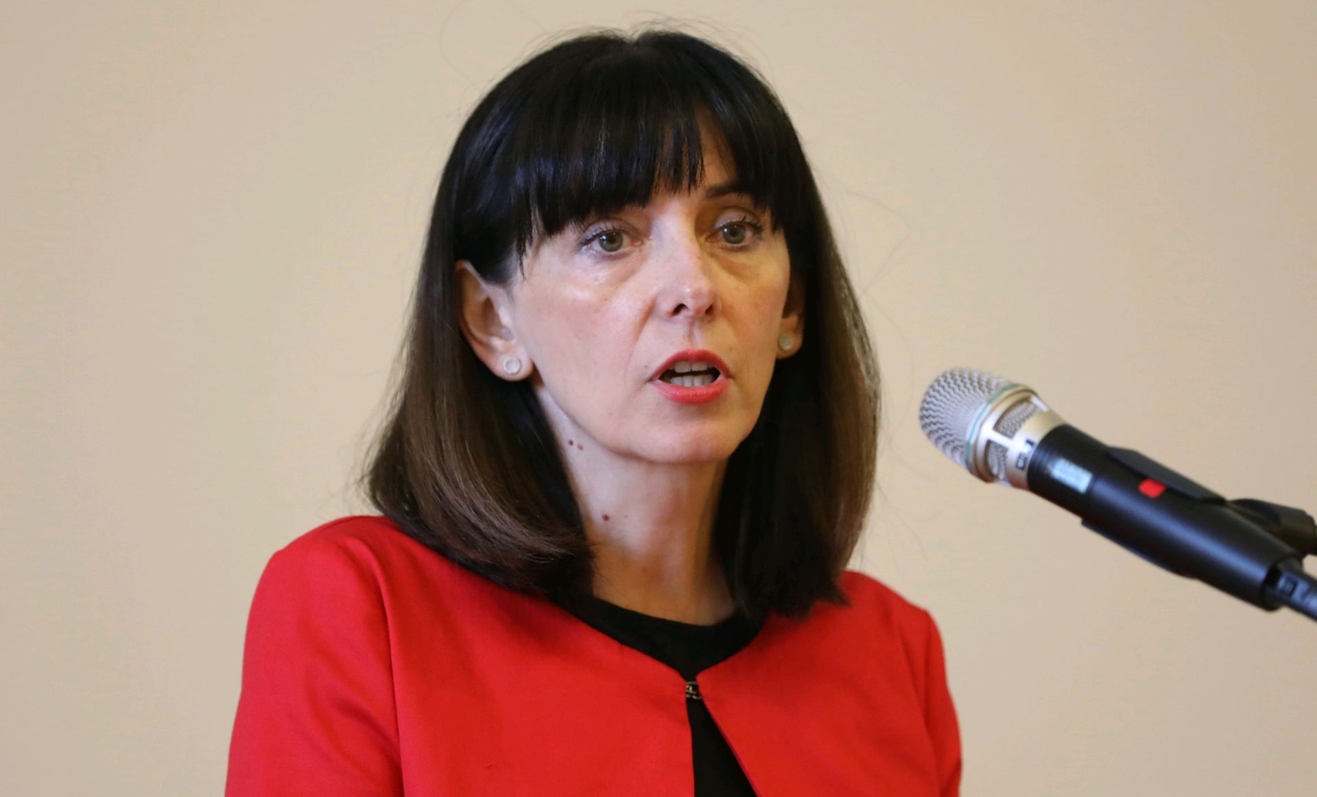 Zagreb, 11.07.2017. - Konferencija Uloga sektorskih vijeæa u primjeni Hrvatskoga kvalifikacijskog okvira na umarskom fakultetu. Na fotografiji ministrica znanosti i obrazovanja Blaenka Divjak.
foto HINA/ Lana SLIVAR DOMINIÆ/ lsd