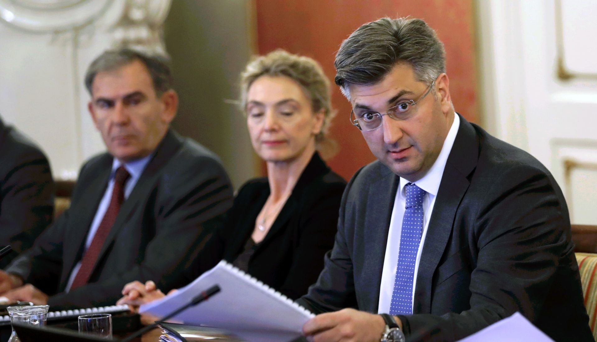 Zagreb, 13.07.2017. - Sjednica Vlade Republike Hrvatske. Na fotografiji premijer Andrej Plenkoviæ. 
foto HINA/ Lana SLIVAR DOMINIÆ/ lsd