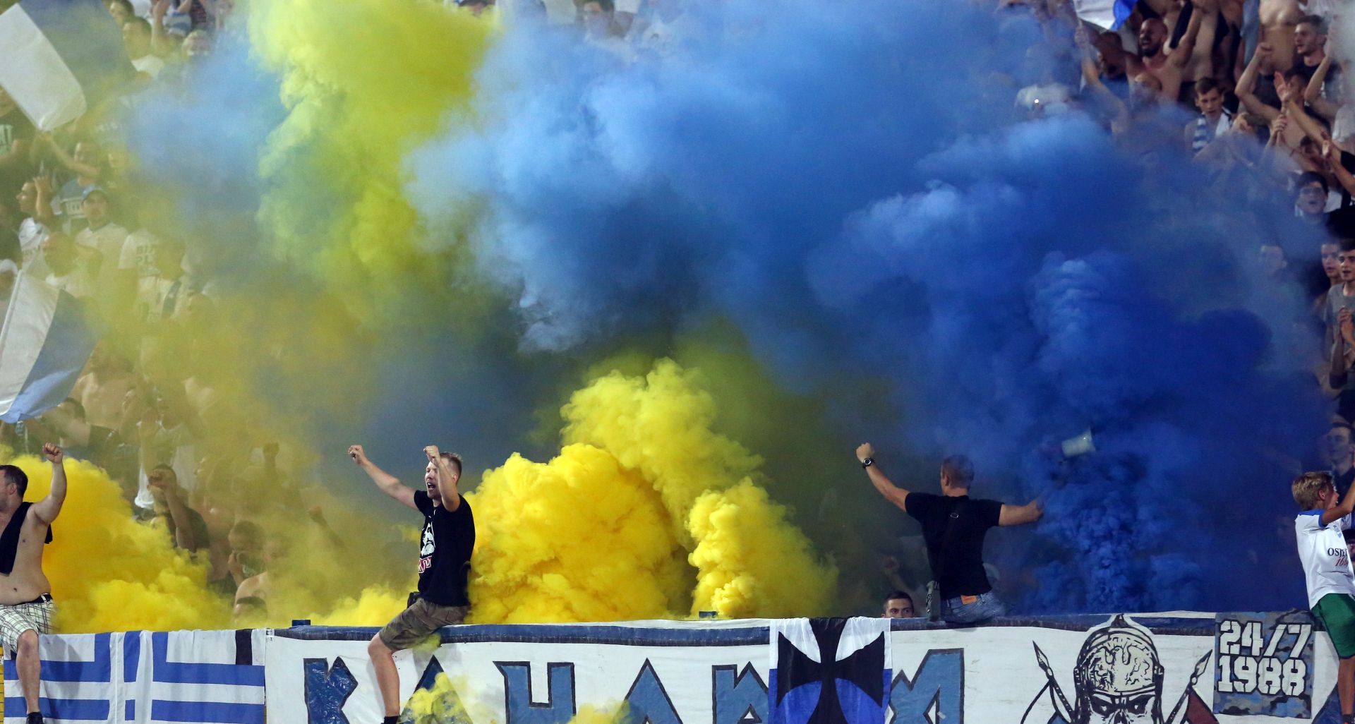 Osijek, 03.08.2017. - Uzvratna utakmica 3. pretkola nogometne Europa Lige između Osijeka i PSV-a.
foto HINA/ Daniel KASAP/ es