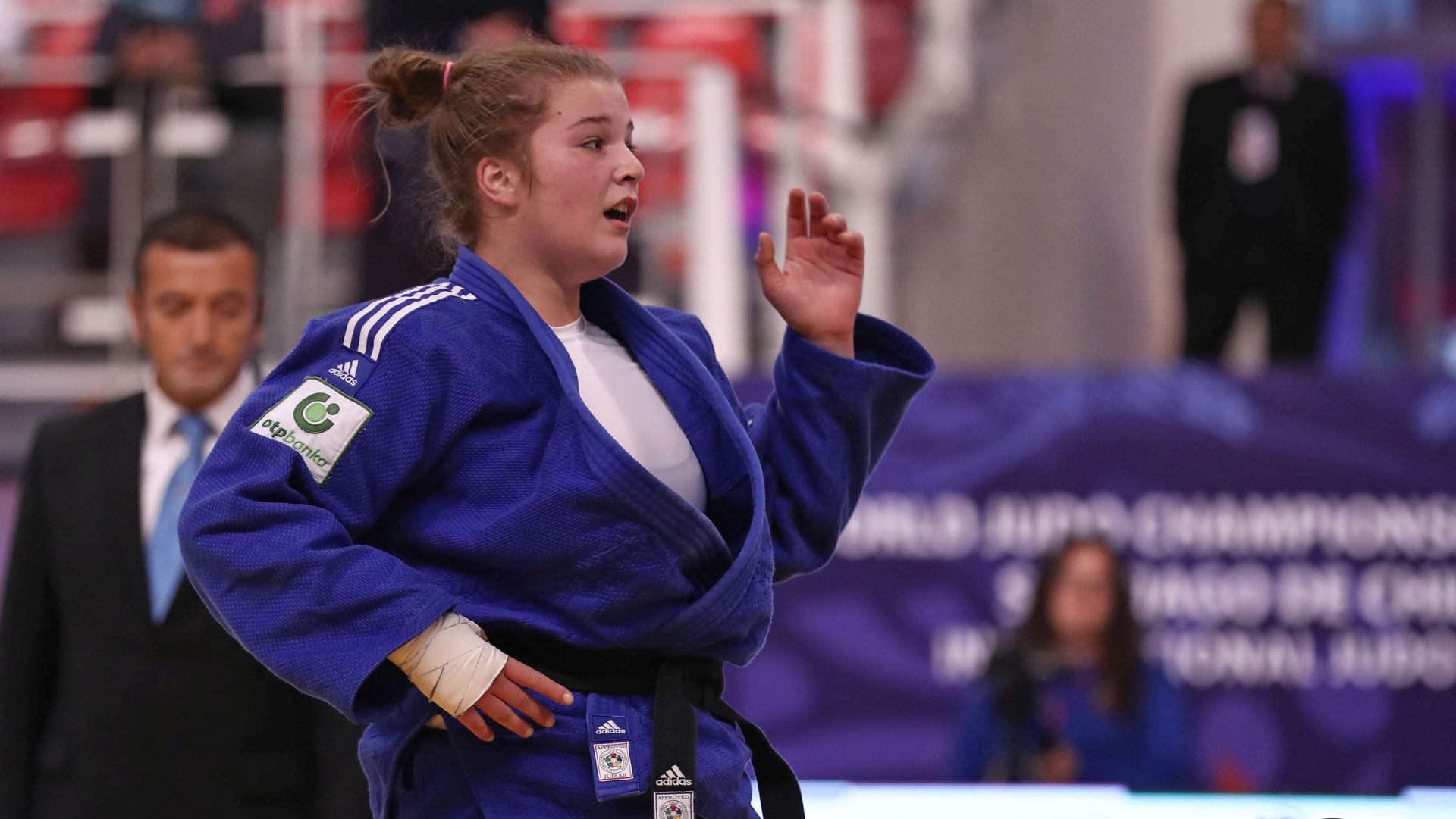 Santiago,13.08.2017 - Hrvatska judaica 16-godinja Helena Vukoviæ (preko 70 kg) postala je svjetska kadetska prvakinja na Svjetskom kadetskom prvenstvu u Èileu. 
foto HINA/ HRVATSKI JUDO SAVEZ/ ik