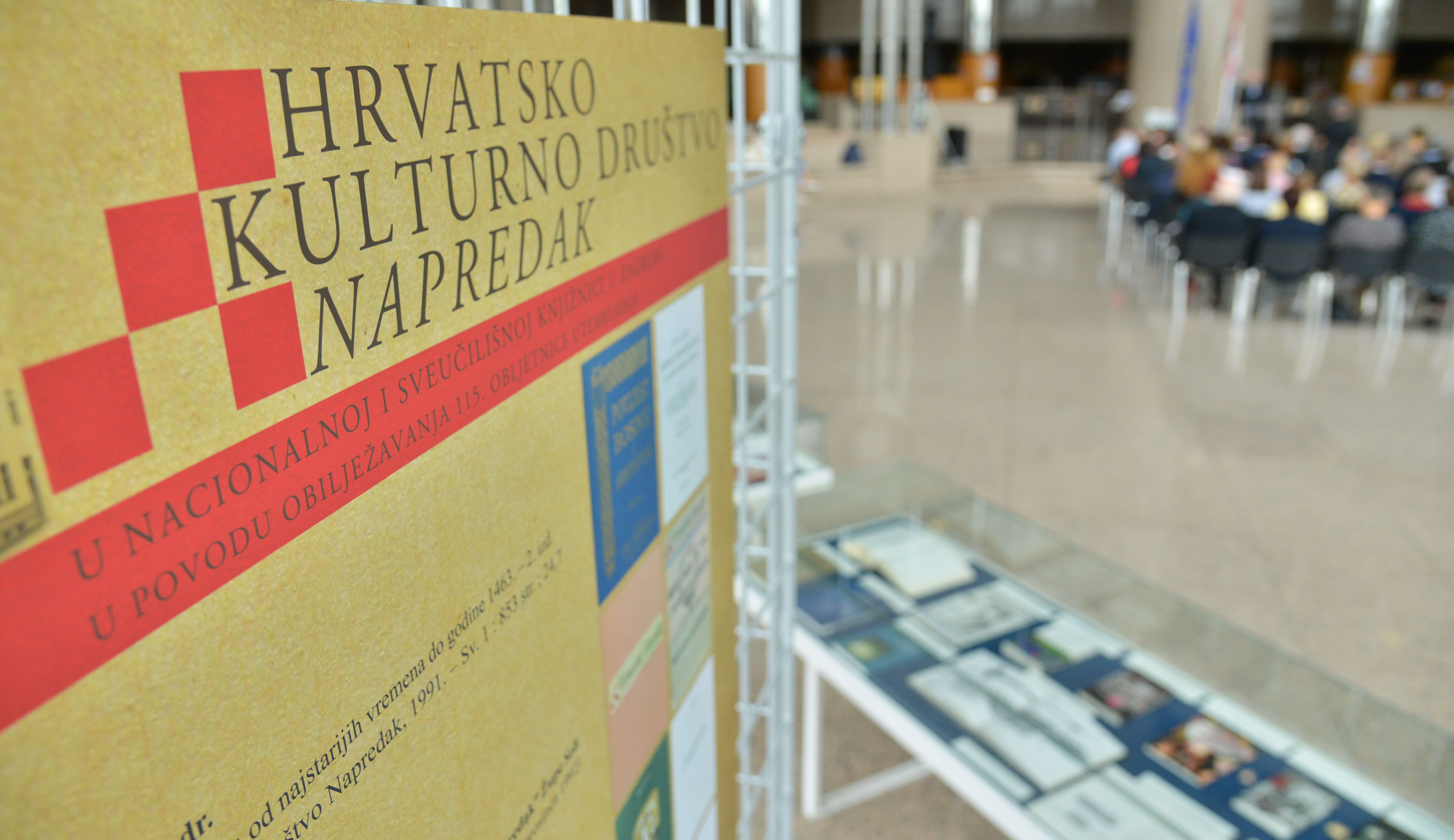 Zagreb, 12.09.2017. - Otvorenje izložbe "Napredak 1990.-2015." u povodu 115. obljetnice utemeljenja HKD Napredak. Na fotografiji detalj sa izložbe.
foto HINA/ Admir BULJUBAŠIĆ/ abu