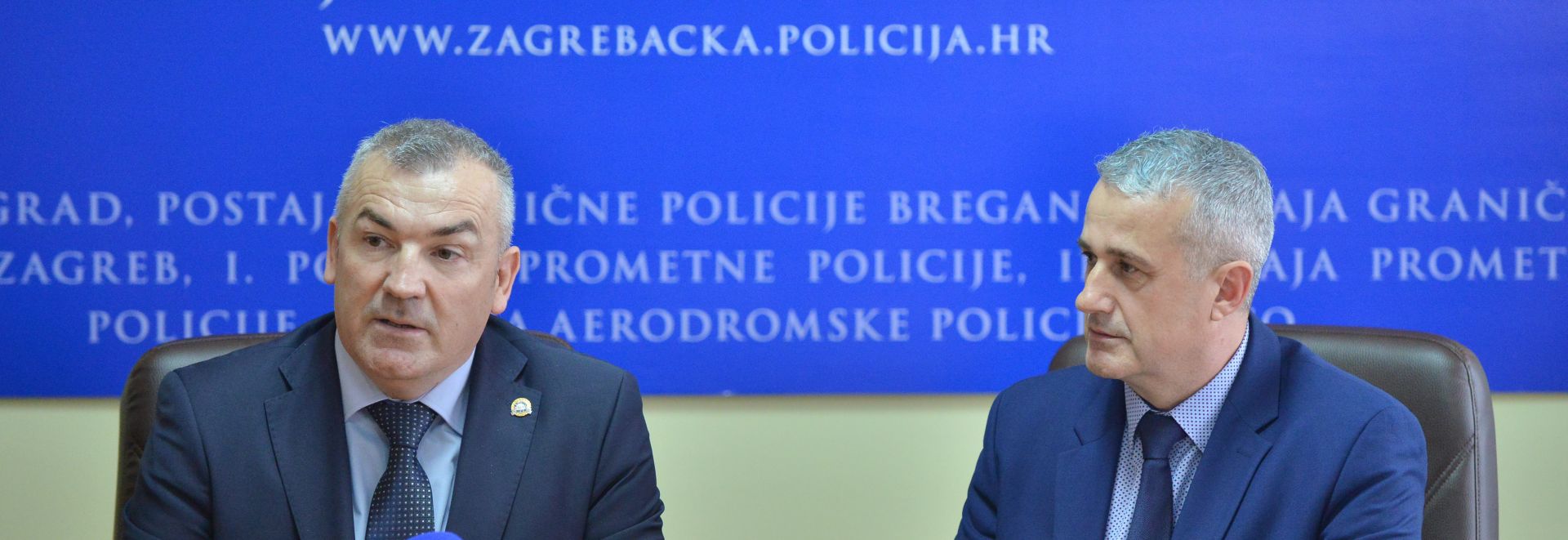 Zagreb, 20.09.2017. - Predstavljanje novog načelnika Policijske uprave zagrebačke. Na fotografiji glavni ravnatelj policije Nikola Milina, novi načelnik PU zagrebačke Marko Rašić.
foto HINA/ Admir BULJUBAŠIĆ/ abu