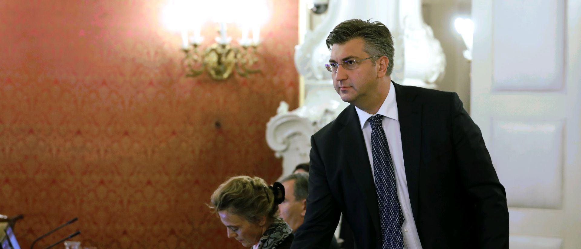 Zagreb, 12.10.2017. - Sjednica Vlade Republike Hrvatske. Na fotografiji premijer Andrej Plenkoviæ. foto HINA/ Lana SLIVAR DOMINIÆ/ lsd