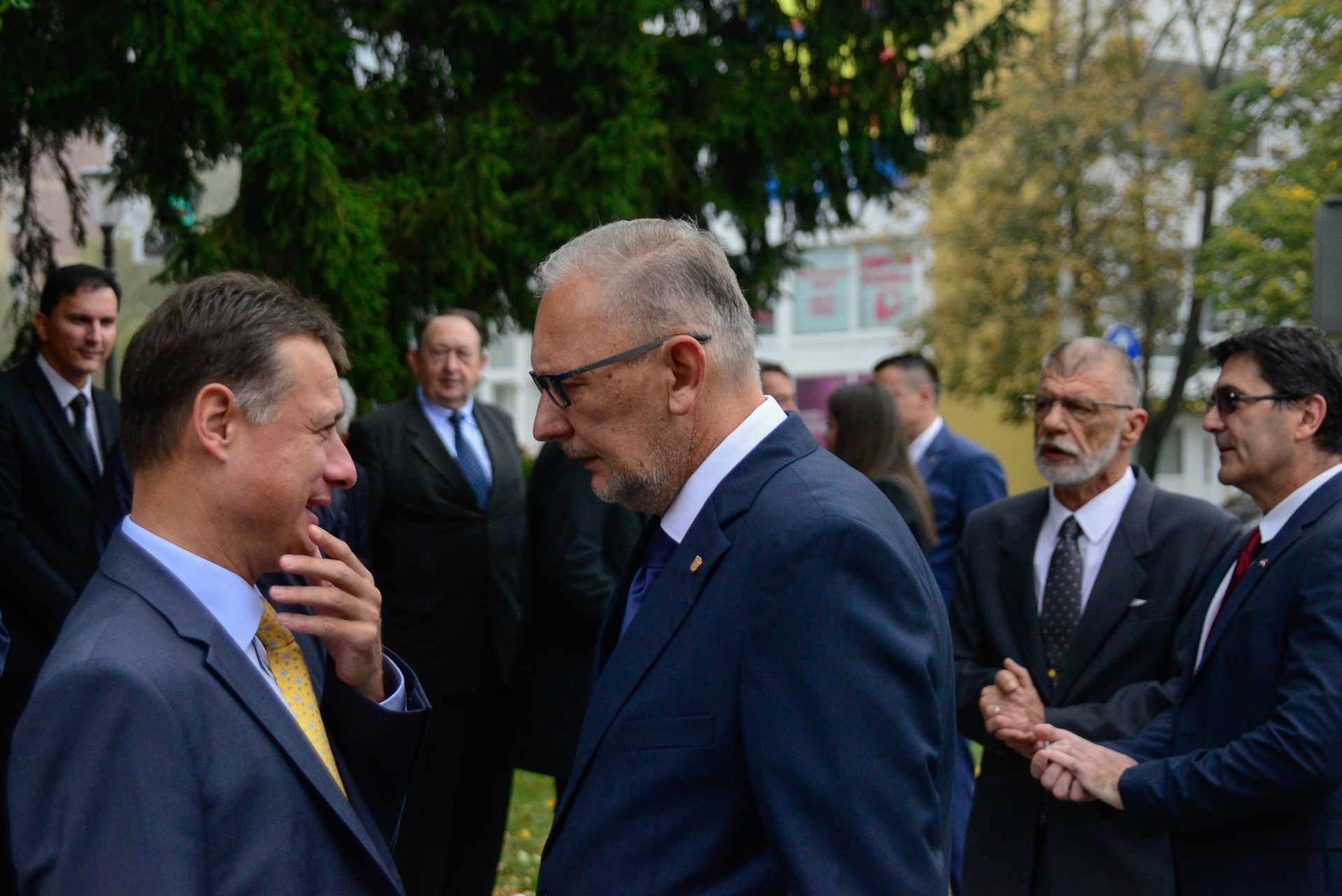 Zapreiæ, 14.10.2017 - Predsjednik Hrvatskog sabora Gordan Jandrokoviæ te izaslanik predsjednika Vlade i ministar unutarnjih poslova Davor Boinoviæ u subotu su sudjelovali na proslavi 22. obljetnice Zapreiæa.
foto HINA/ MUP/ ik