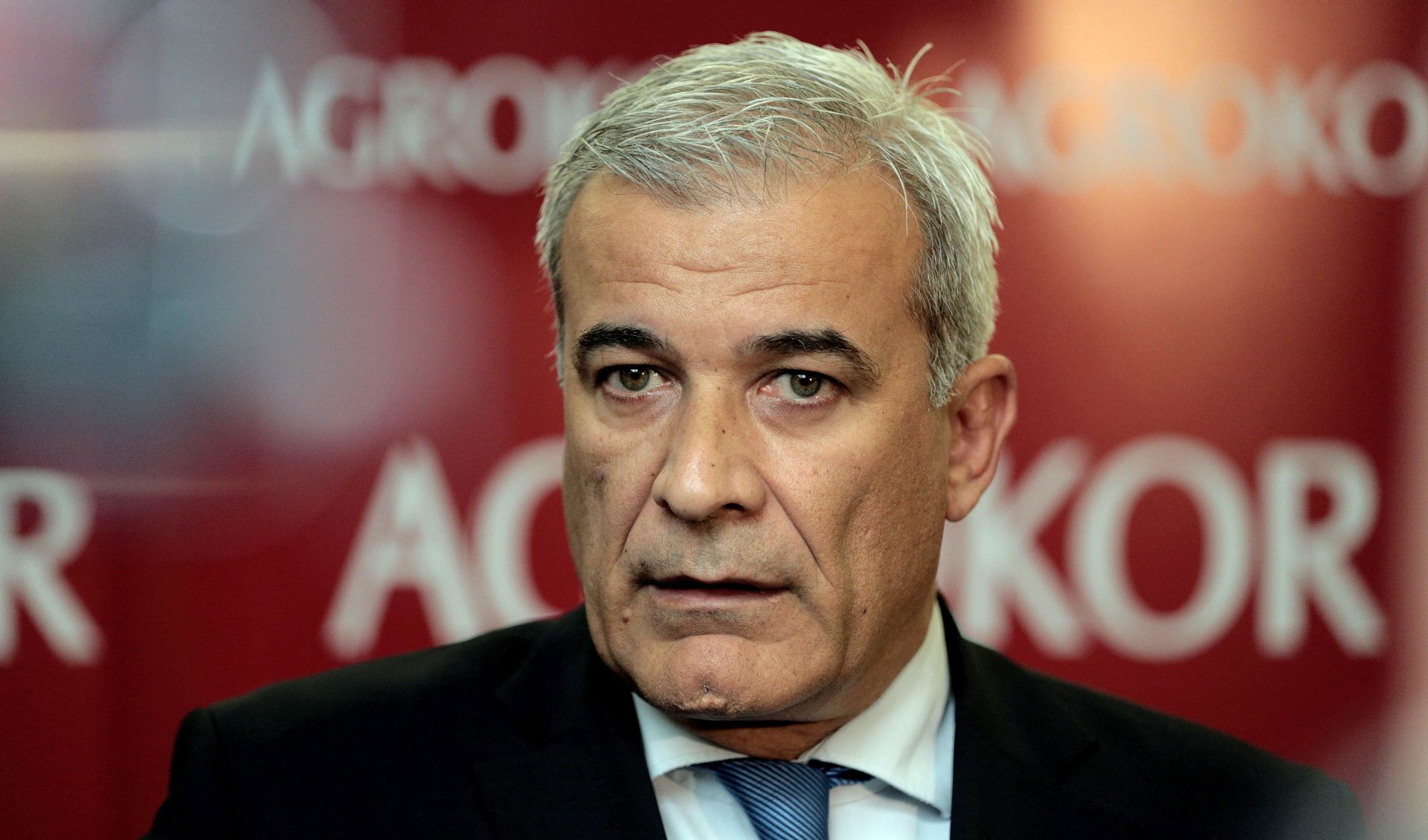 Zagreb, 26.10.2017. - Izvanredni povjerenik za Agrokor Ante Ramljak daje izjavu medijima nakon sastanka Izvanredne uprave i dobavljača Agrokor koncerna. 
Foto HINA/ Dario GRZELJ/ dag