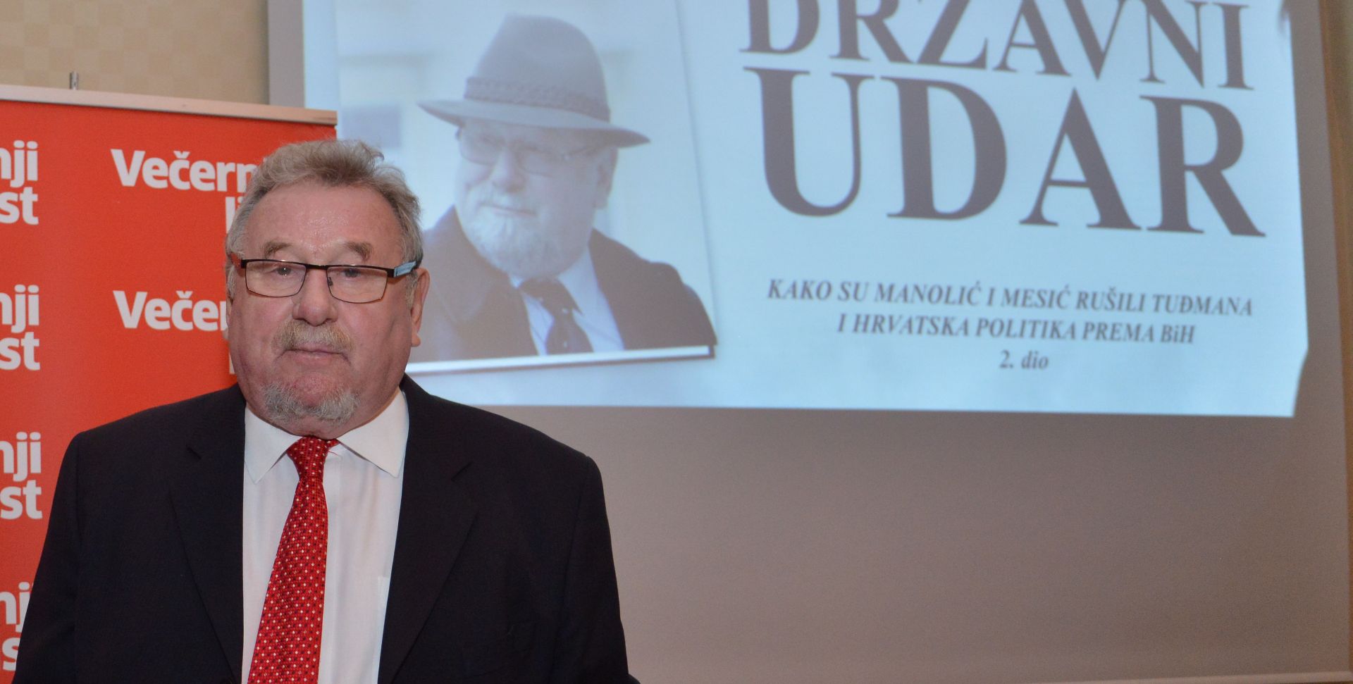 Zagreb, 25.10.2017. - Predstavljanje 2. dijela knjige Vladimira Šeksa "Državni udar"  u  hotelu Esplanade .
Na fotografiji Vladimir Šeks.
foto HINA/ Admir BULJUBAŠIĆ/ abu