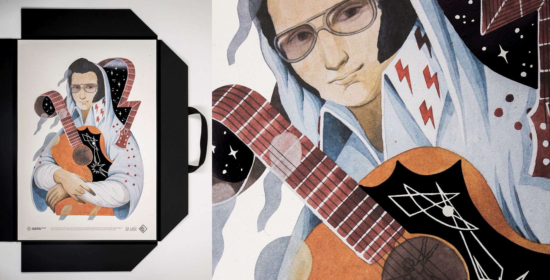 Zagreb, 05.12.2017 - Izloba ilustracija "Mix it up", koje spajaju naizgled nespojive poznate osobe iz svijeta umjetnosti i pop kulture, otvara se u srijedu, 6. prosinca u zagrebaèkom Swanky Monkey Gardenu na samo nekoliko sati, od 18 sati do zatvaranja tog kluba.
foto HINA/ BRUKETA&INIÆ&GREY/ ik