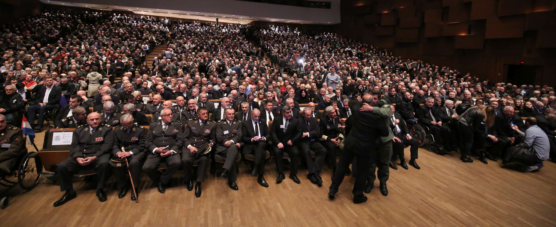 Zagreb, 11.12.2017.- Komemoracija za generala Slobodana Praljka u Koncertnoj dvorani Vatroslava Lisinskog.
foto HINA/ Denis CERIÆ /dc