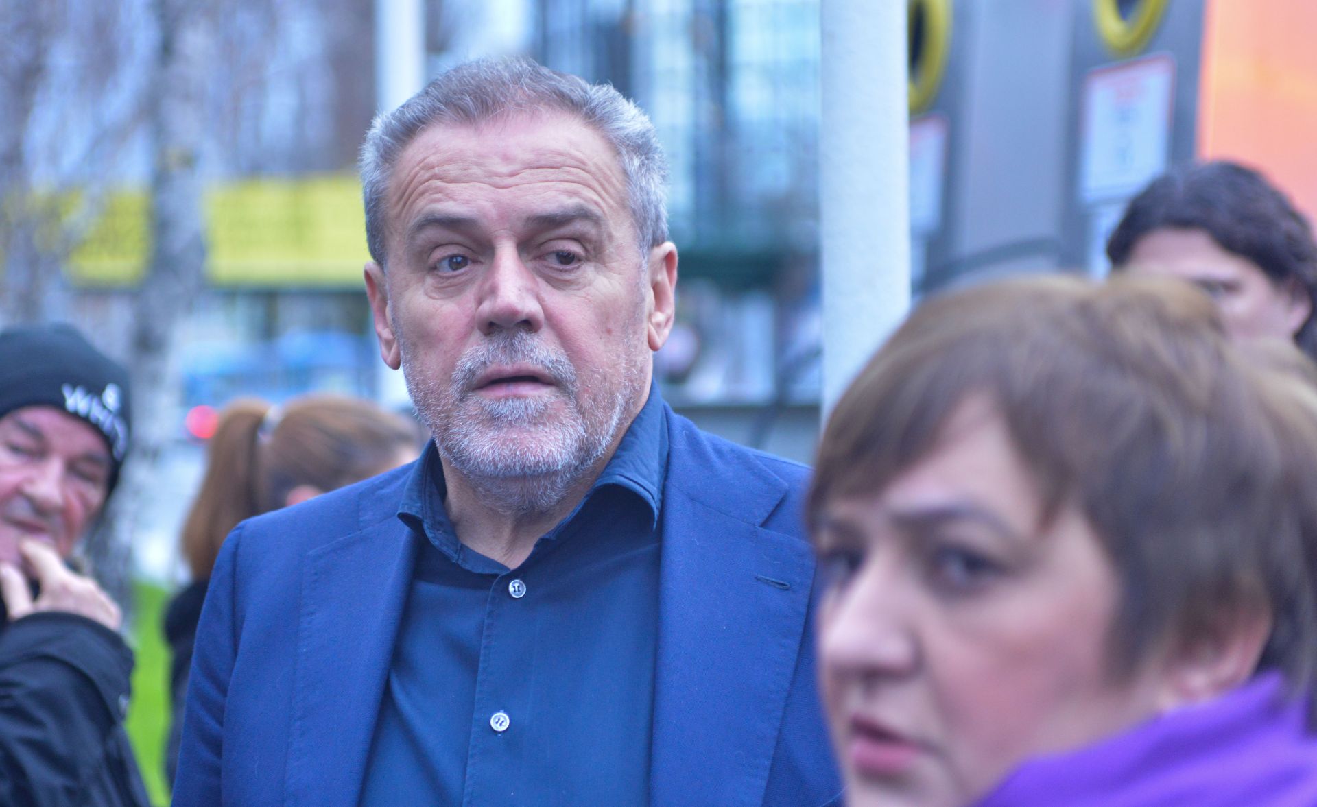 Zagreb, 02.01.2018. - Prezentacija spremnika za odvojeno skupljanje otpada u Kranjčevićevoj ulici. Na prezentaciji je prisustvovao i zagrebački gradonačelnik Milan Bandić.Na fotografiji Milan Bnadić.
foto HINA/ Admir BULJUBAŠIĆ/ abu