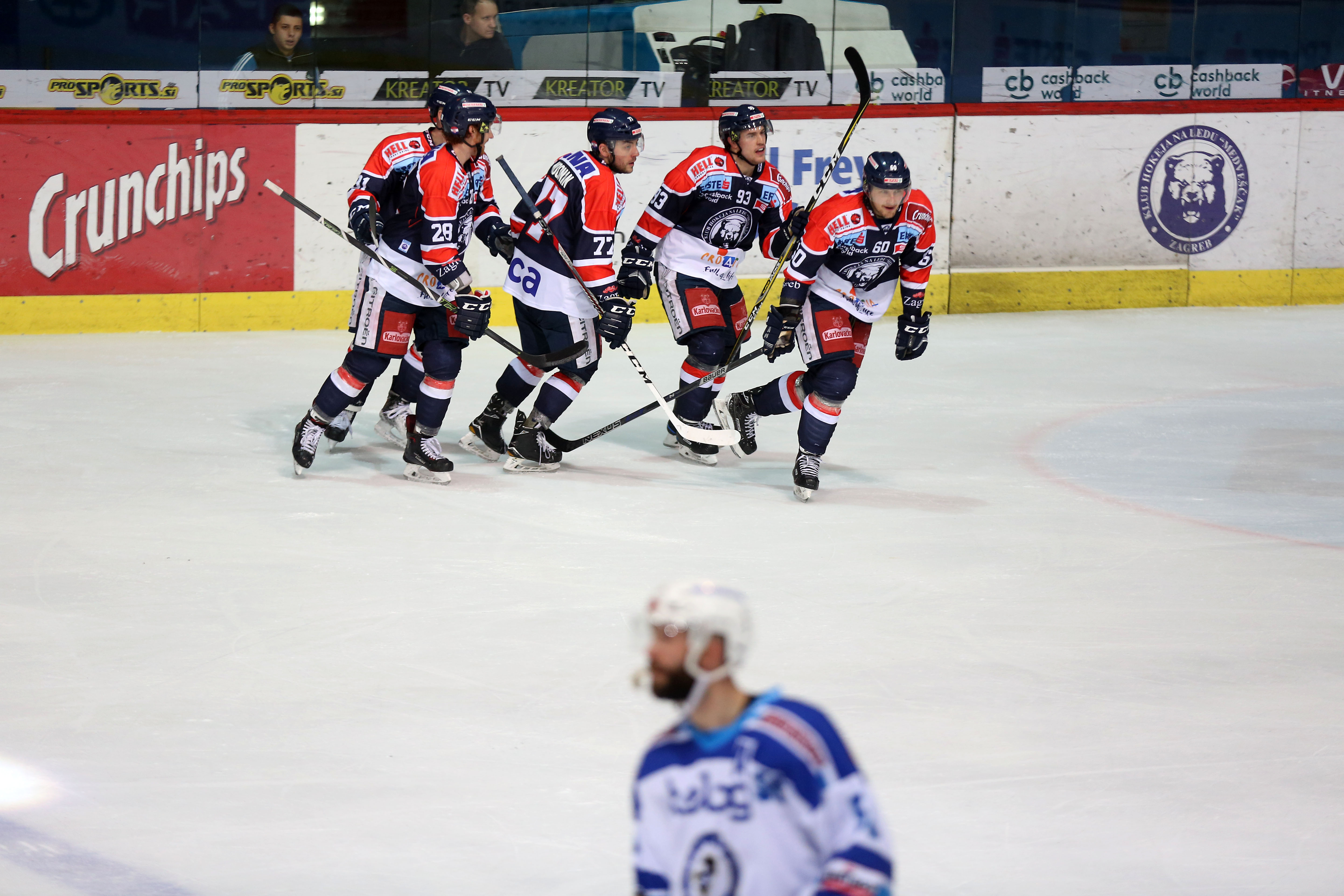05.01.2018 - Utakmica 36. kola EBEL hokejake lige Medveèak - VSV Villach.
foto HINA/ Denis CERIÆ /dc