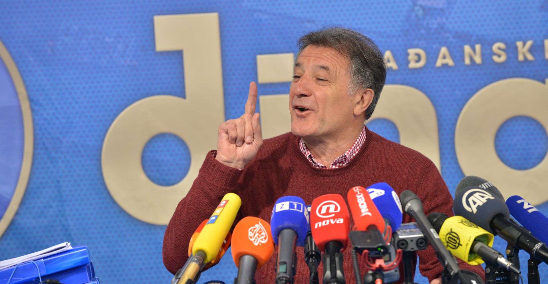 Zagreb, 9.1.2018. - Konferencija za medije savjetnika GNK Zdravka Mamića na temu "Moja istina – točno u podne". Na fotografiji Zdravko Mamić. foto HINA/ Admir BULJUBAŠIĆ/ ml