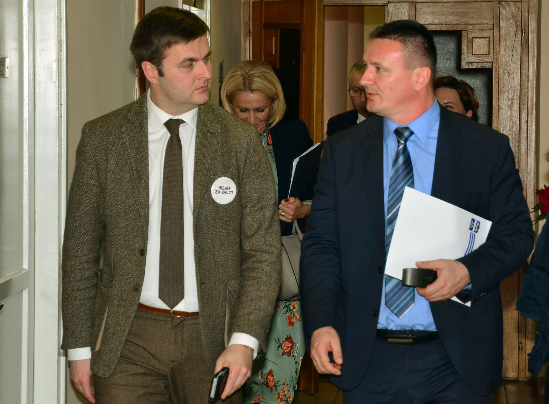 Slavonski Brod, 23.01.2018 - Ministar zastite okolia i energetike Tomislav Æoriæ boravio je na radnom sastanku u Slavonskom Brodu. 
foto HINA/ ik
