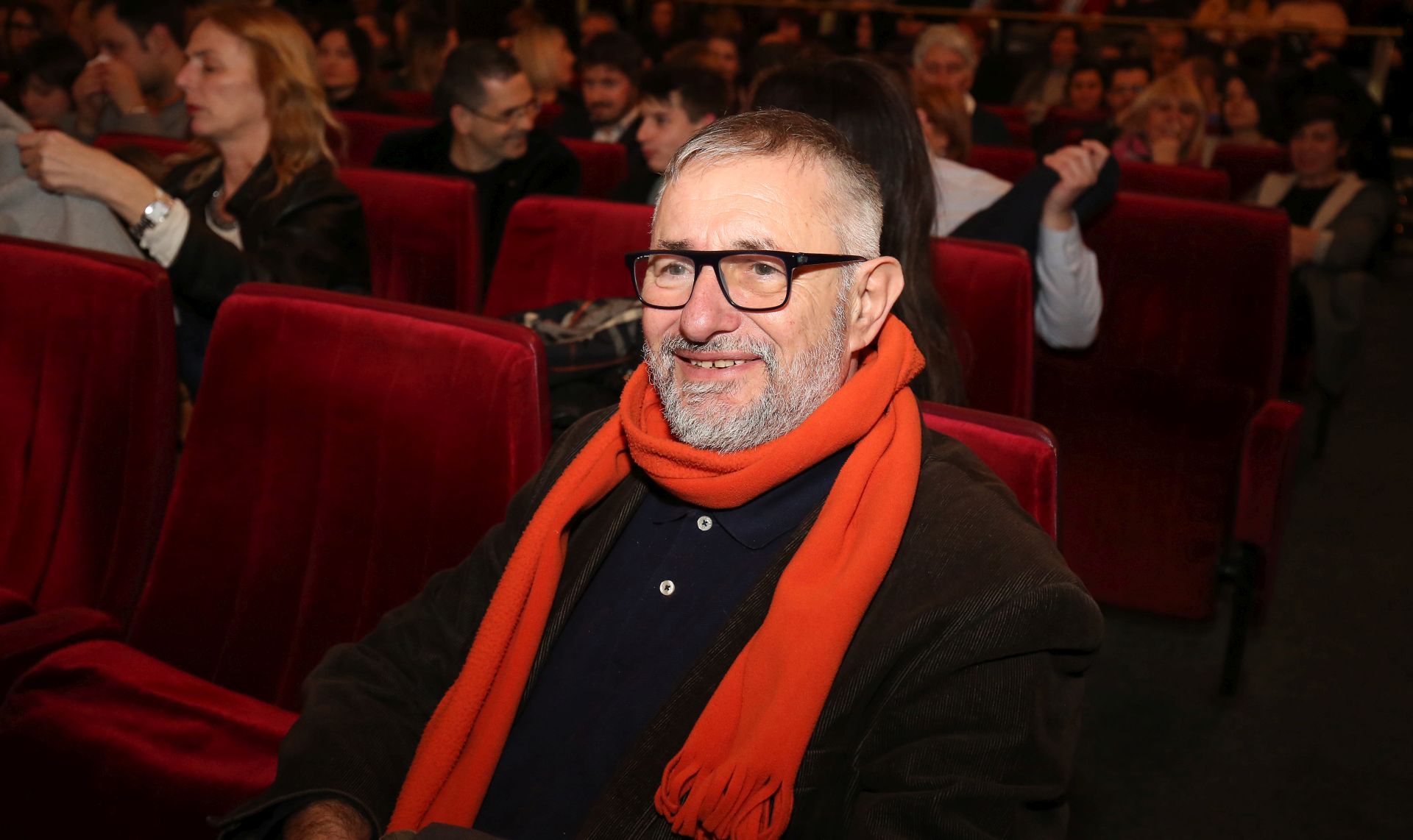 Zagreb, 16.01.2018 - Premijera dugometranog dokumentarnog fima "Gazda: Poèetak" te promocija istoimene knjige odrana je u kinu Europa. Na fotografiji Josip Kregar.
foto HINA/ Denis CERIÆ /dc