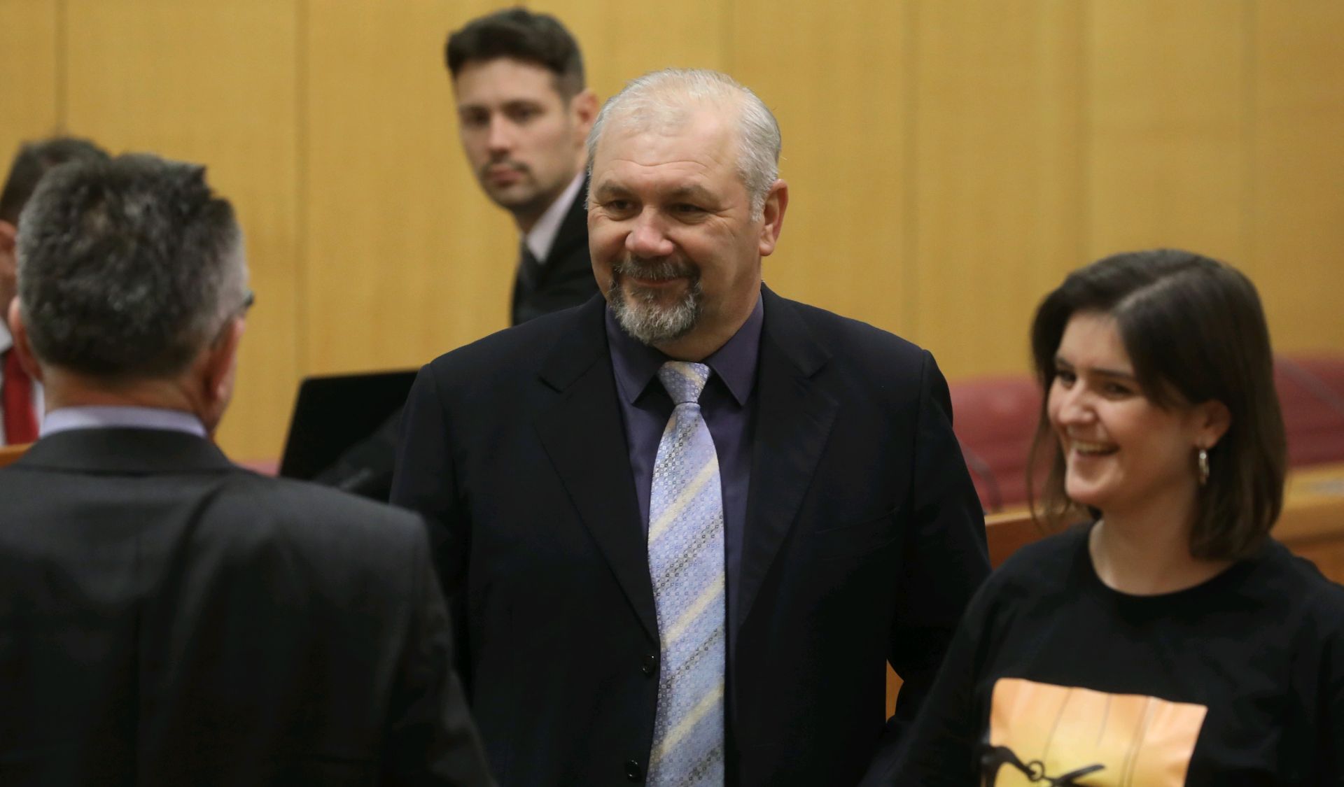 Zagreb, 19.01.2018.- Nastavak sjednice Hrvatskog sabora. Na fotografiji Silvano Hrelja, Marija Puh. foto HINA/ Lana SLIVAR DOMINIÆ/ lsd