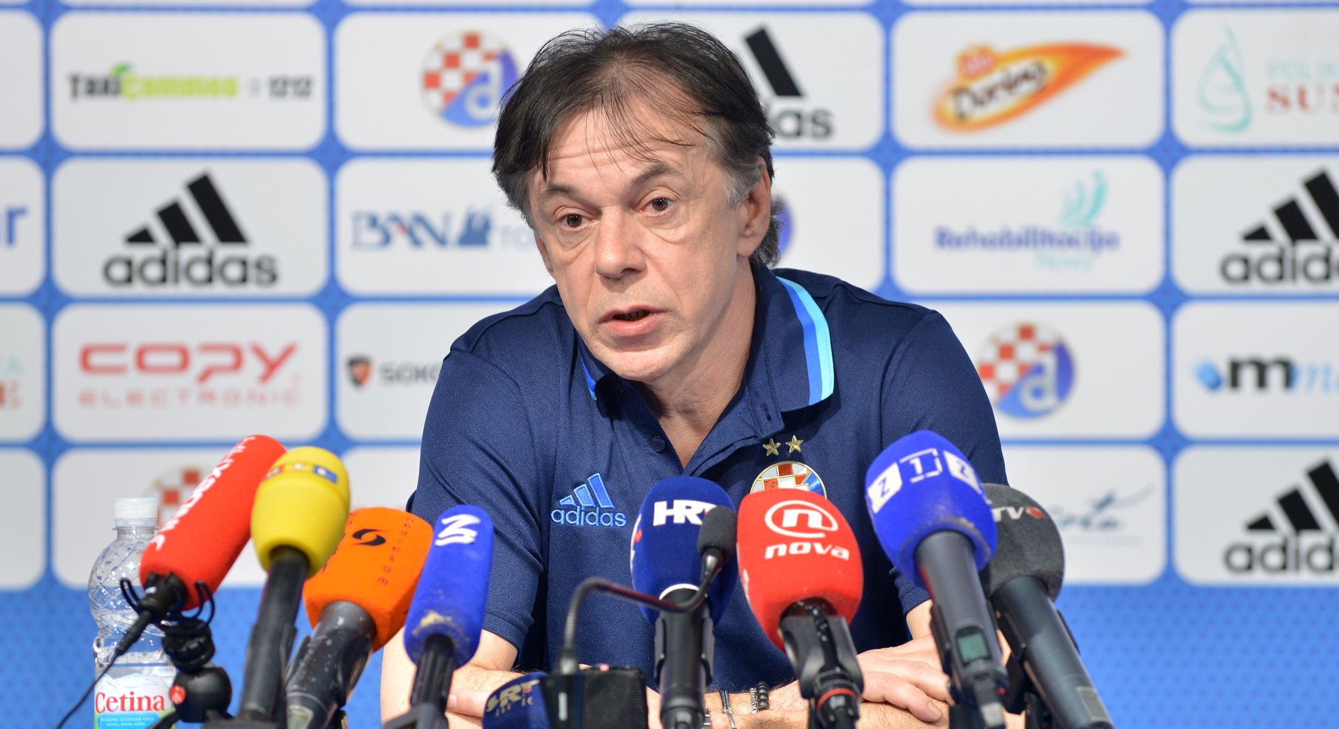 Zagreb, 13.03.2018 - Konferencija za novinare GNK Dinamo, gdje je predstavljen novi trener Nikola Jurčević. Na fotografiji Nikola Jurčević.
foto HINA/ Admir BULJUBAŠIĆ/ abu