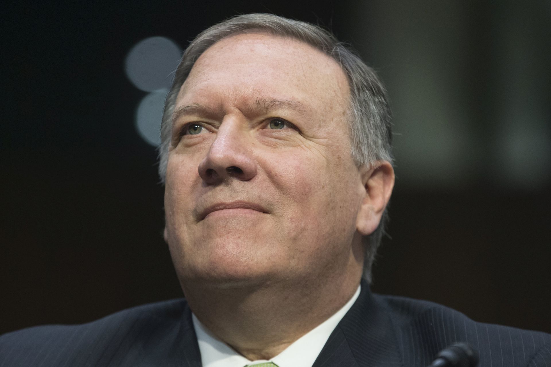 epa06600621 (FILE) CIA Director Mike Pompeo appears before the Senate Select Committee on Intelligence hearing on 'World Wide Threats', on Capitol Hill in Washington, DC, USA, 11 May 2017 (reissued 13 March 2018). US President Donald J. Trump on 13 March 2018 wrote on his twitter account that director of CIA Mike Pompeo will become new US Secretary of State, replacing Rex Tillerson.  EPA/MICHAEL REYNOLDS