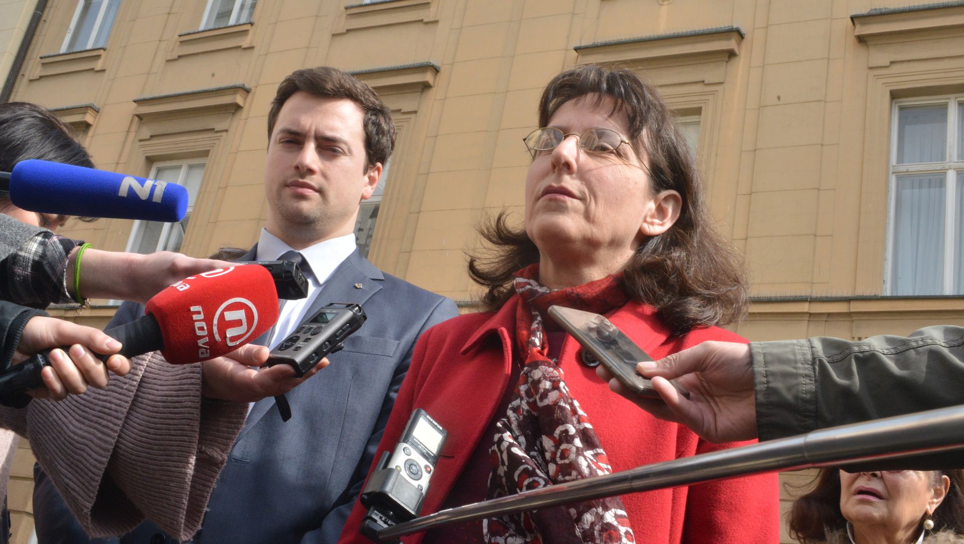 Zagreb, 15.03.2018 - Građanska inicijativa “Istina o Istanbulskoj”, organizirala je konferenciju za novinare pod nazivom „Idemo na referendum!“. Na fotografiji Kristina Pavlović.
foto HINA/ Admir BULJUBAŠIĆ/ abu