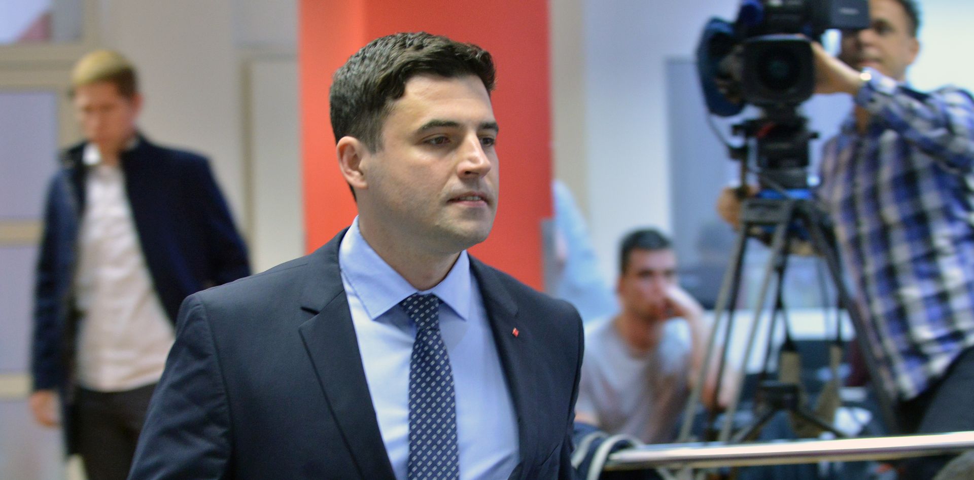 Zagreb, 15.03.2018 - Konferencija za medije predsjednika SDP-a Davora Bernardića na trenutno stanje u državi. Na fotografiji Davor Bernardić.
foto HINA/ Admir BULJUBAŠIĆ/ abu