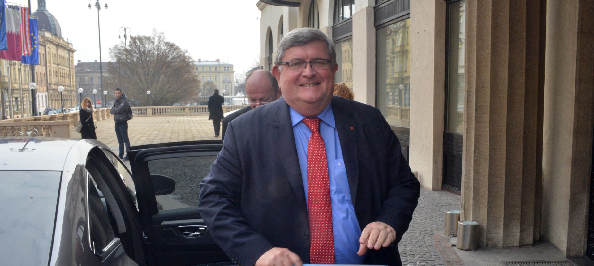 Zagreb, 27.03.2018 - Konferencija  "Budućnost brodogradnje u Hrvatskoj",  okupila je oko 200-tinjak vodećih gospodarstvenika, lidera hrvatske brodogradnje, ekonomskih stručnjaka, znanstvenika i vladinih dužnosnika. Cilj je konferencije raspraviti neke od ključnih tema vezanih za konkurentnost hrvatske brodogradnje, pokrenuti raspravu o temeljima daljnjega razvoja i nužnim koracima i strategiji za uspješan oporavak industrije.Na fotografiji Veljko Obersnel.
foto HINA/ Admir BULJUBAŠIĆ/ abu