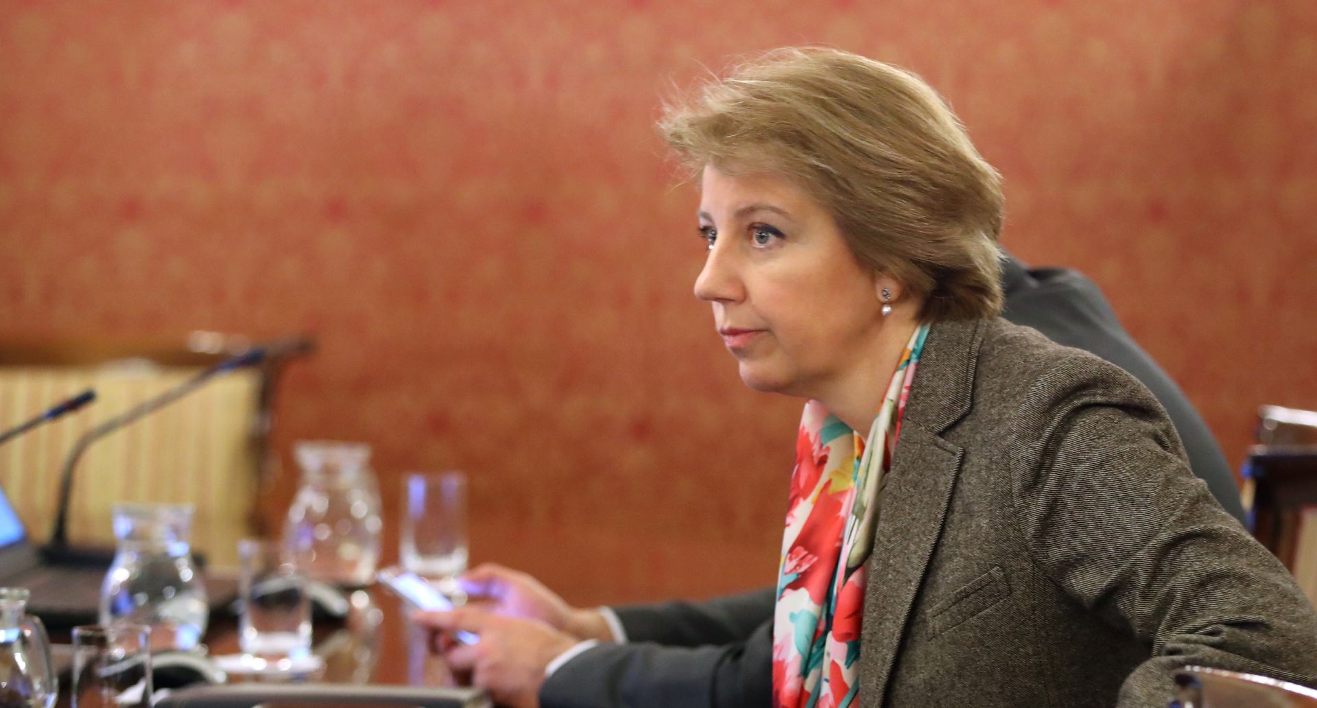 Zagreb, 05.04.2018 - Dravna tajnica u Ministarstvu vanjskih i europskih poslova Andreja Metelko-Zgombiæ tijekom sjednice Vlade RH.
foto HINA/ Damir SENÈAR /ds