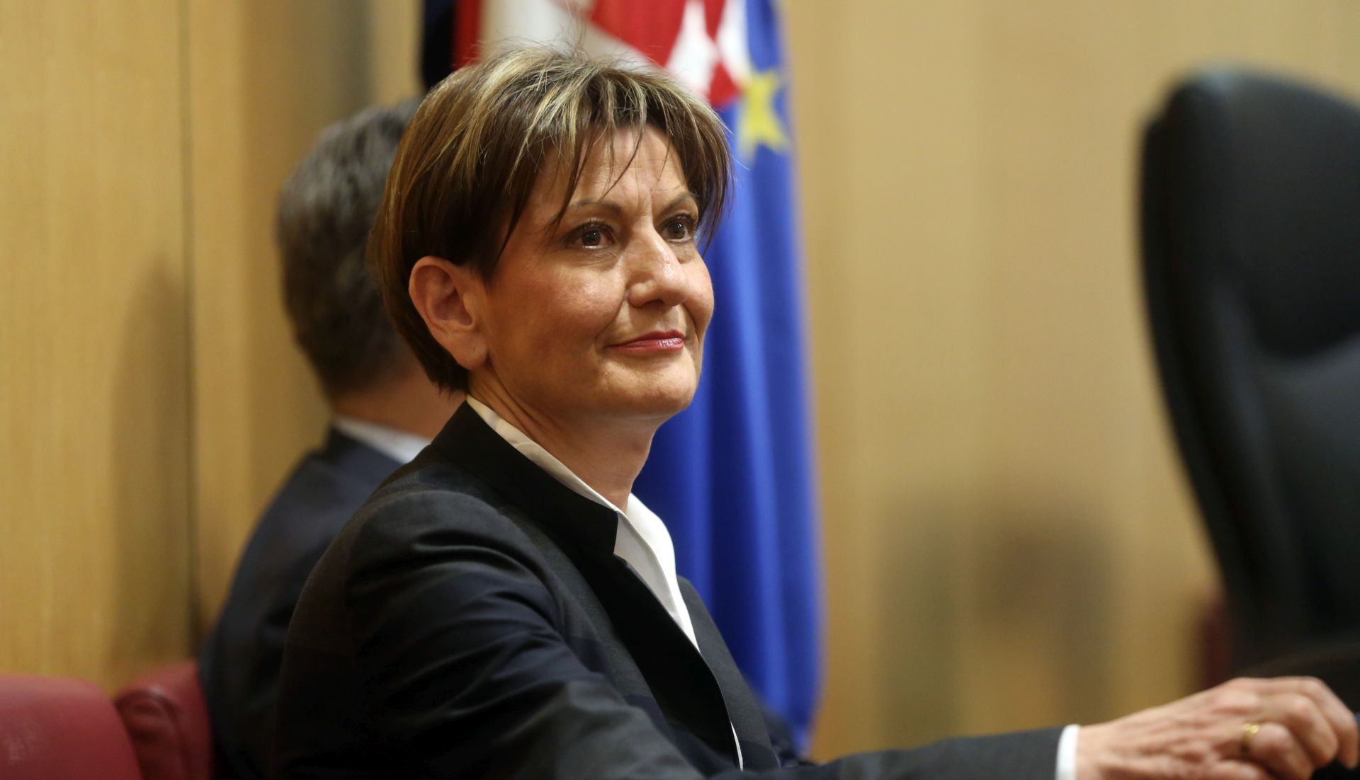 Zagreb, 11.04.2018 - Nastavljena je 8. sjednica Hrvatskog sabora. Na fotografiji Martina Dalić.  foto HINA/ Daniel KASAP/ dk