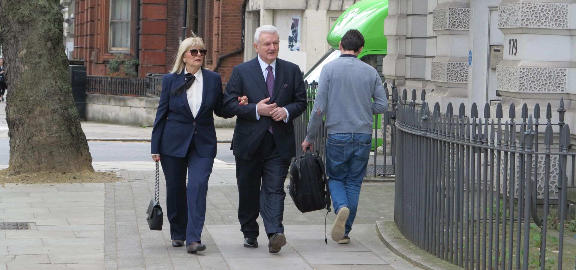 London, 23.04.2018 - Osnivaè Agrokora Ivica Todoriæ sa suprugom Vesnom dolazi na Westminsterski sud, koji treba odluèiti o njegovu izruèenju Hrvatskoj.
foto FaH/ Slavko VUKADIN/ik