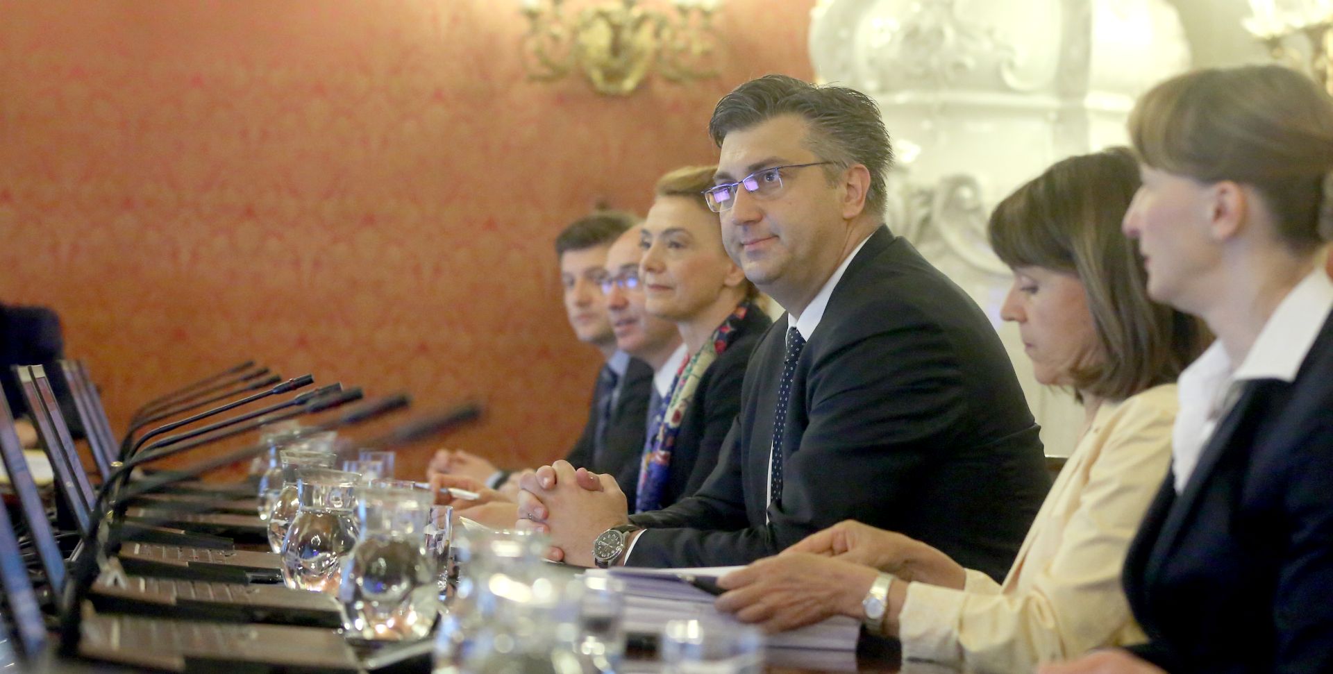 Zagreb, 26.04.2018 - Sjednica Vlade RH. Na fotografiji Andrej Plenković. foto HINA/ Daniel KASAP/ dk