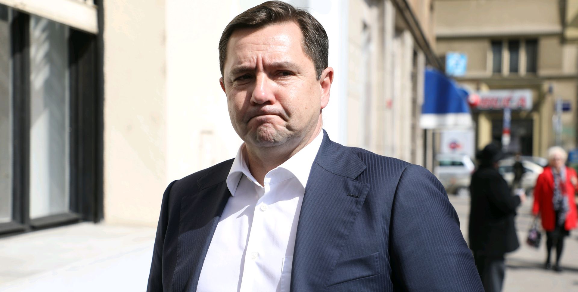 Zagreb, 06.04.2018. - Sjednica Predsjednitva HDZ-a. Na fotografiji Andrija Mikuliæ. foto HINA/ Lana SLIVAR DOMINIÆ/ lsd