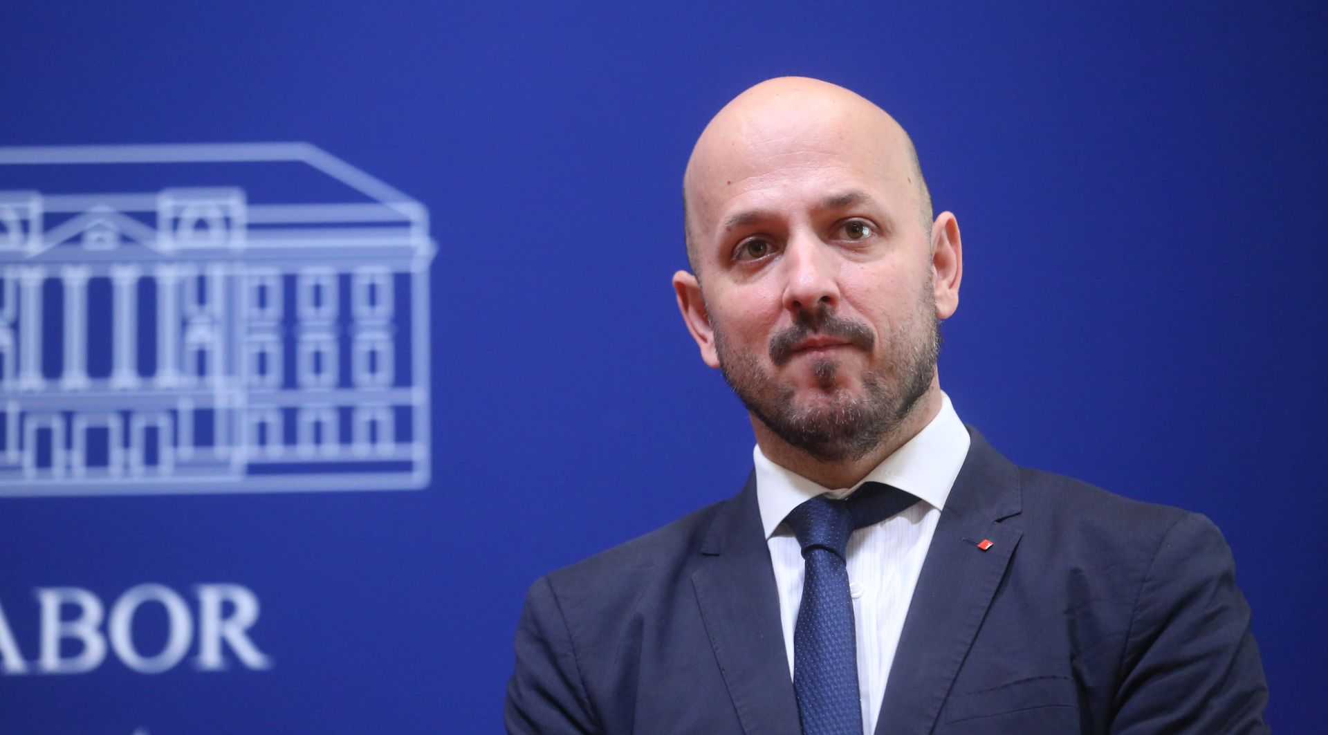 Zagreb, 26.04.2018 - Konferencija za medije kluba zastupnika SDP-a. Na fotografiji Gordan Maras. foto HINA/ Daniel KASAP/ dk