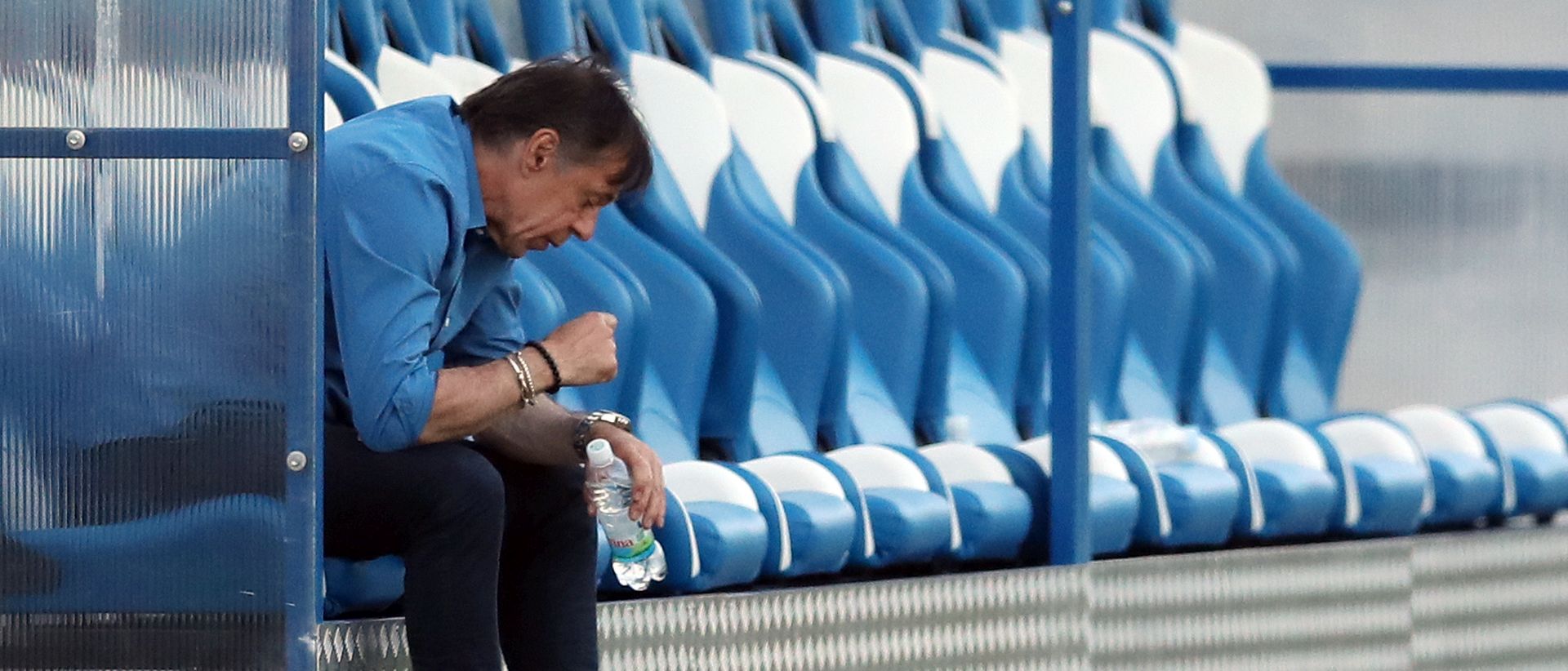 Zagreb, 08.05.2018 - Utakmica 34. kola Prve HNL izmeðu Lokomotive i Dinama na stadionu u Kranjèeviæevoj. Na slici trener Dinama Nikola Jurèeviæ.
foto HINA/ Damir SENÈAR /ds